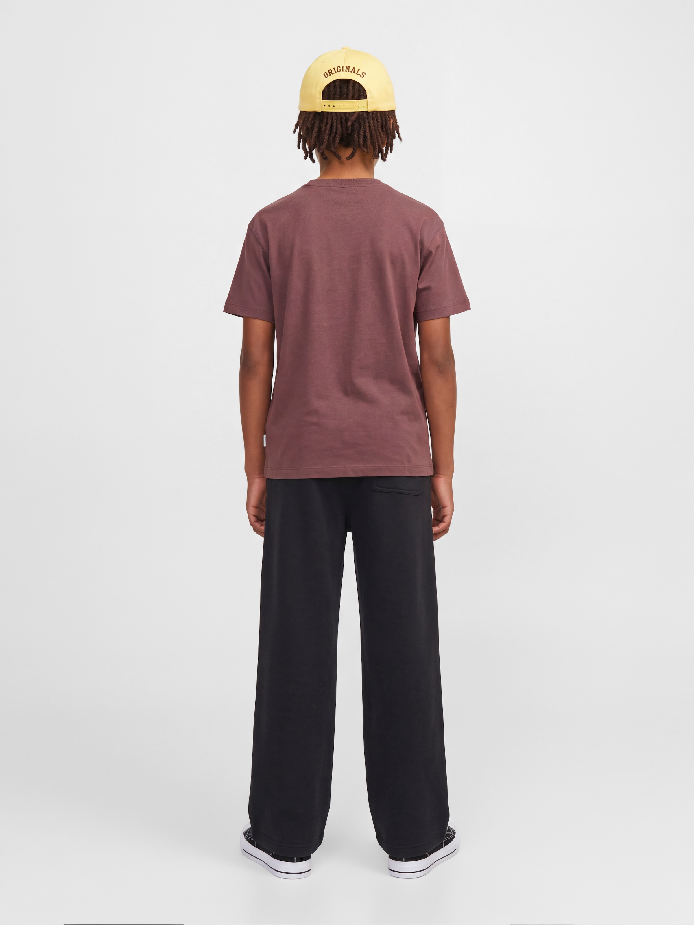Jack & Jones Junior Rundhalsshirt »JCOCLUB FRONT PRINT TEE SS CN JNR« Baumwolle, locker geschnitten
