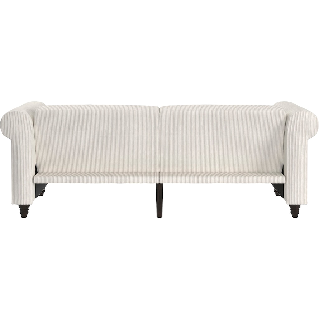 Dorel Home 3-Sitzer »Felix II, Schlafsofa 236cm, (Liegefläche 108x190cm), Rückenlehne«