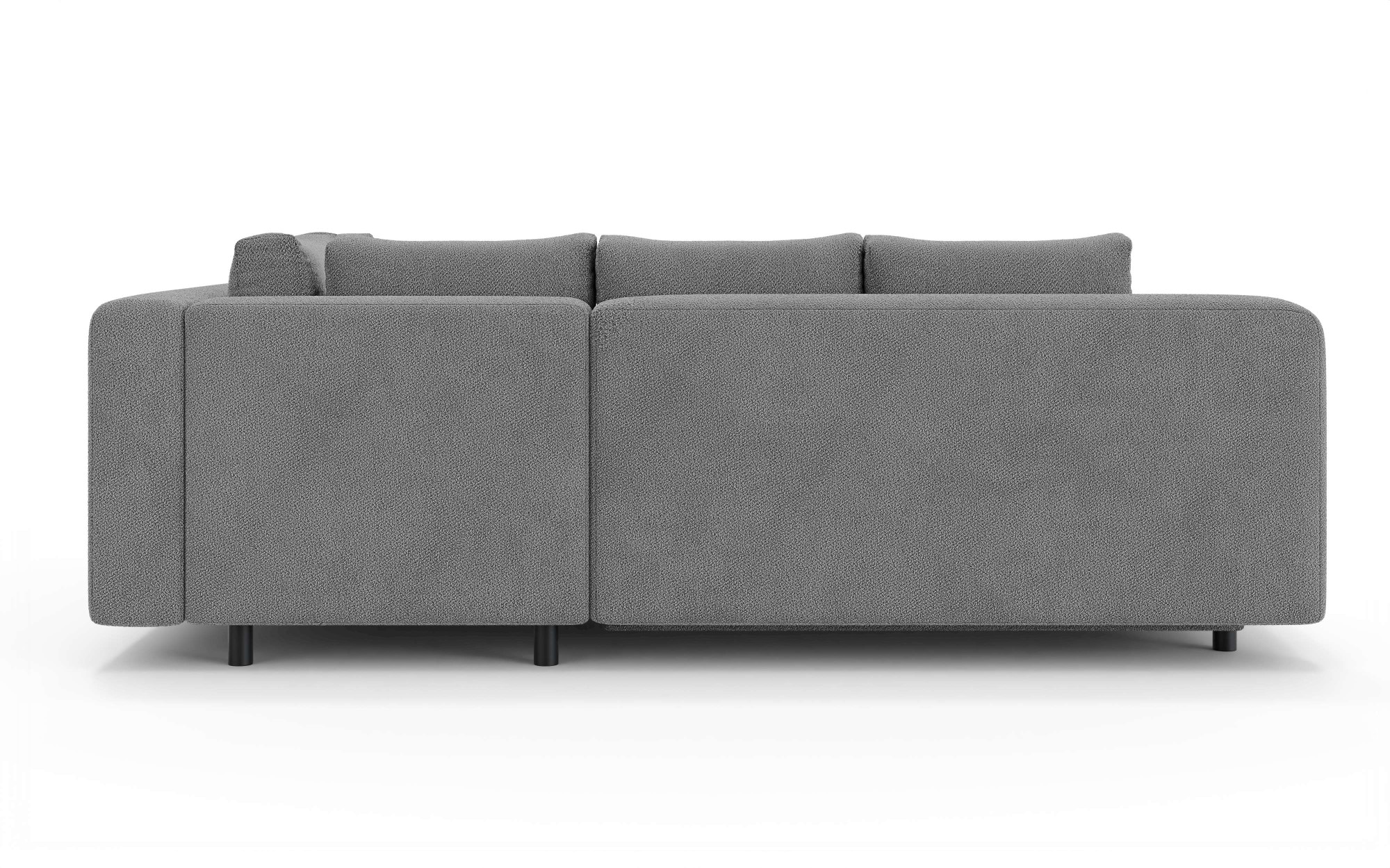 Home affaire Ecksofa »LENNARA Schlafsofa mit Bettkasten, Maße B/T/H: 234/179/85 cm«, L-Form mit Ottomane rechts/links, mit Wellenunterfederung