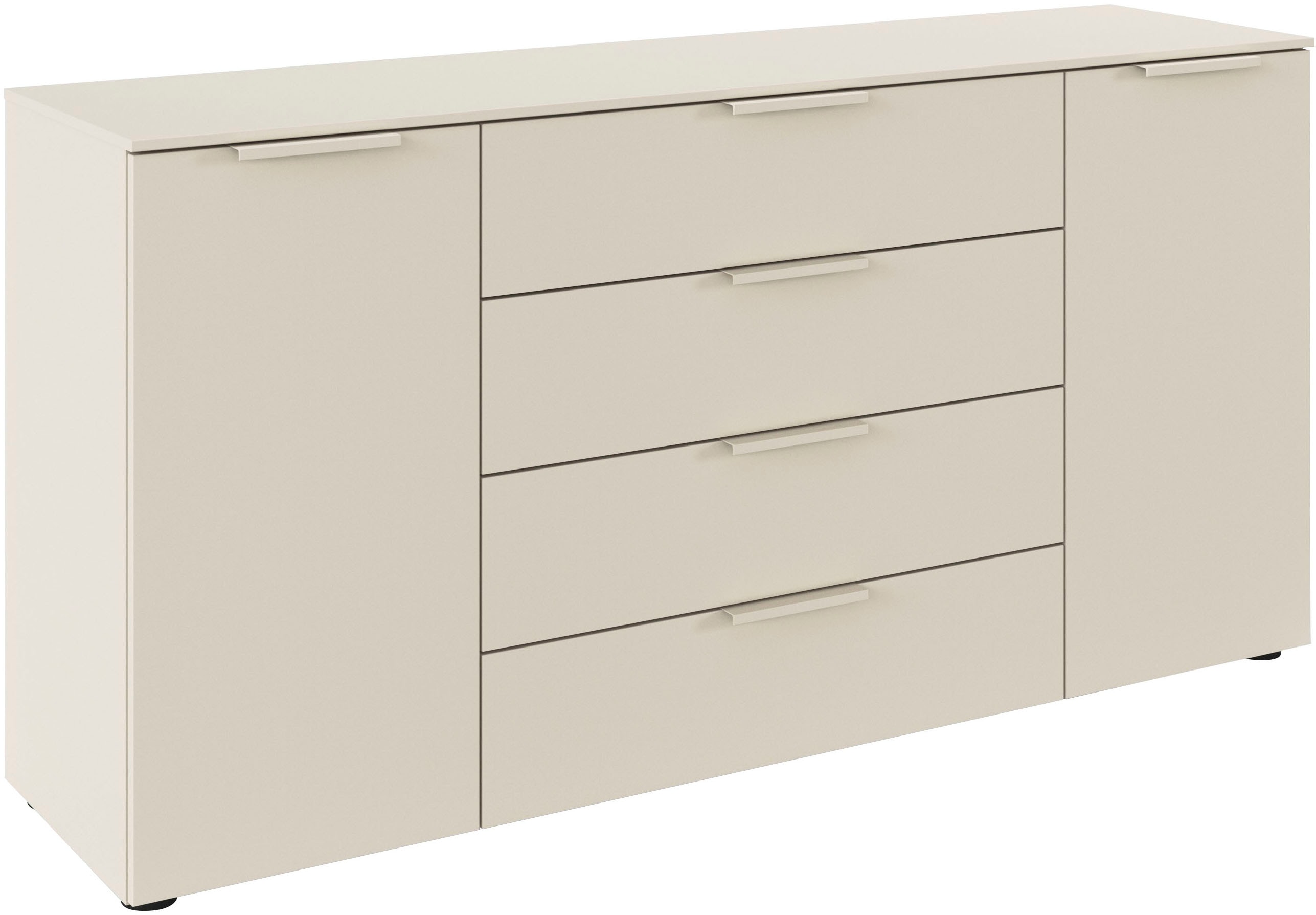 LeGer Home by Lena Gercke Kommode "Kommode Sideboard Schubladenkommode SERINA eleganter Eyecatcher" inkl. SOFT-CLOSE-FUNKTION, mit 4 Schubkästen und 2 Türen sowie Metallgriffen MADE IN GERMANY