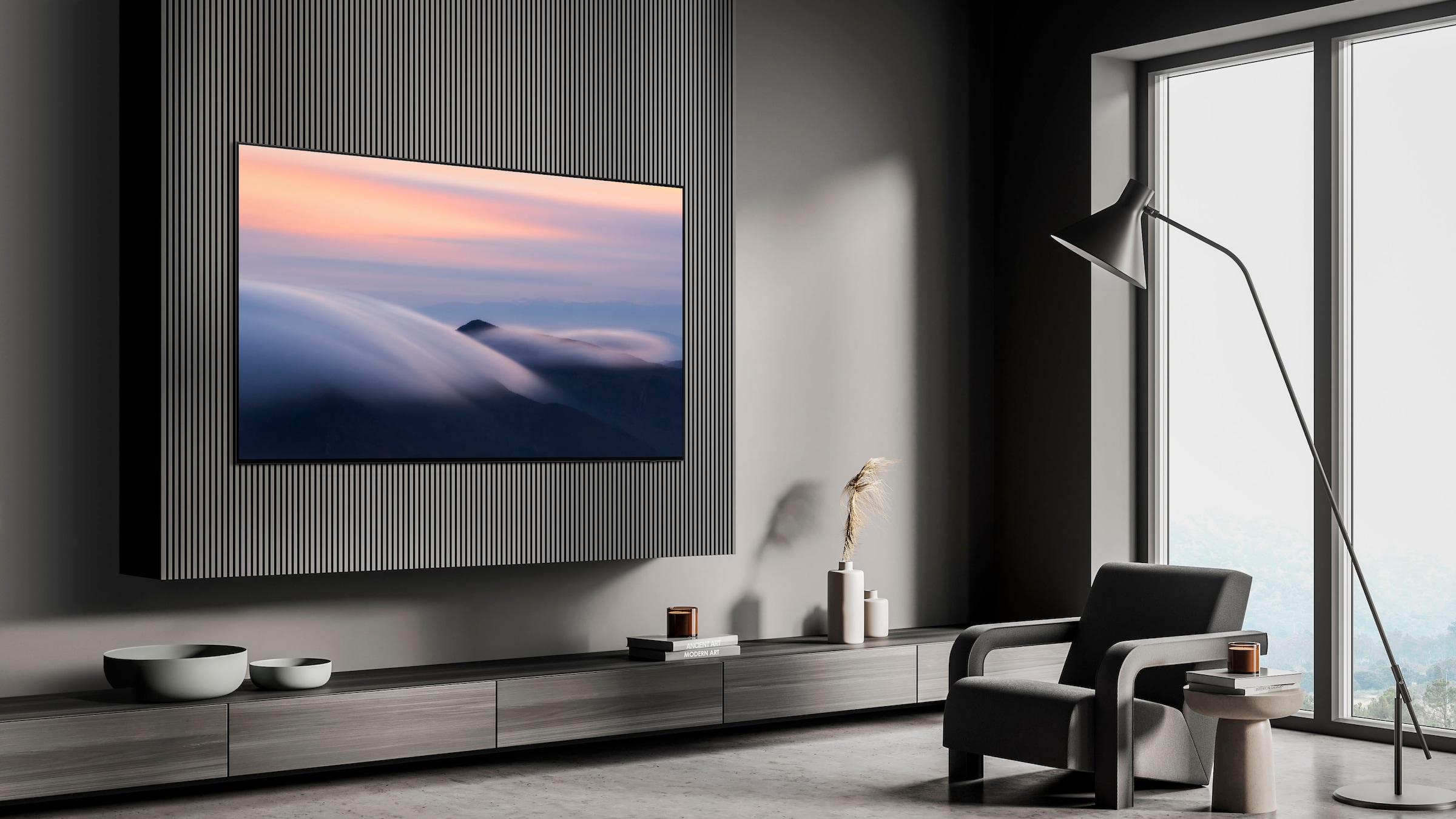 Samsung OLED-Fernseher »GQ55S90DAE«, 4K Ultra HD, Smart-TV, Neural Quantum 4K AI Gen2 Prozessor, Gaming Hub, bis zu 144Hz