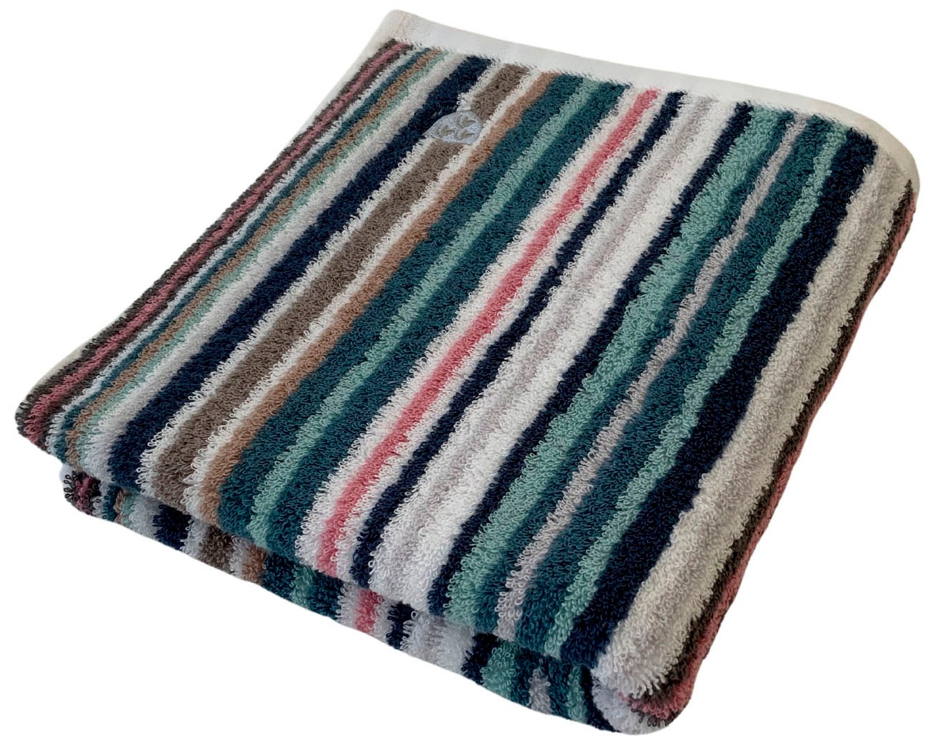 ROSS Handtuch "Multicolor" mit Streifen und gesticktem ROSS-Emblem günstig online kaufen