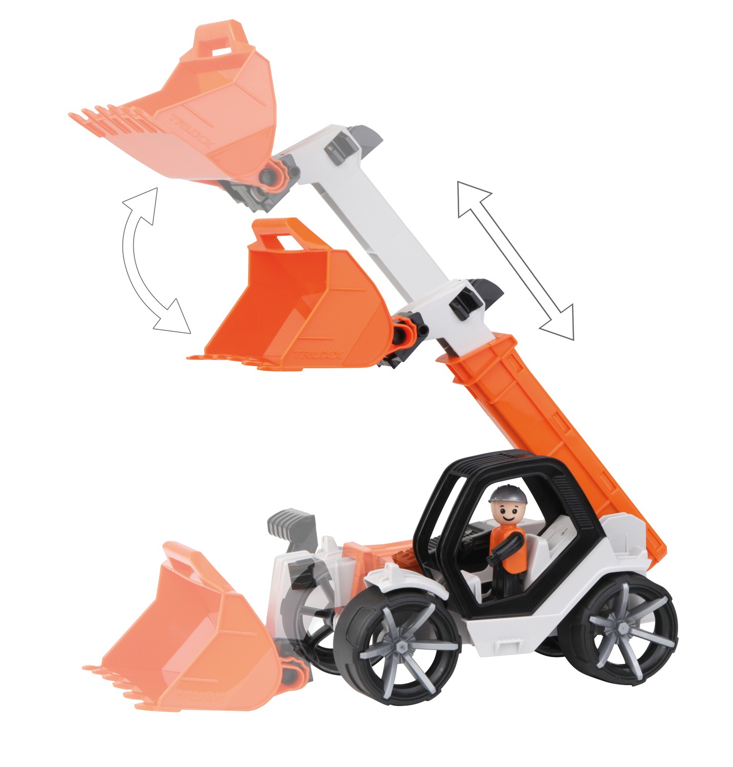Lena® Spielzeug-Bagger »Truxx Teleskoplader mit Schaufel« Made in Europe