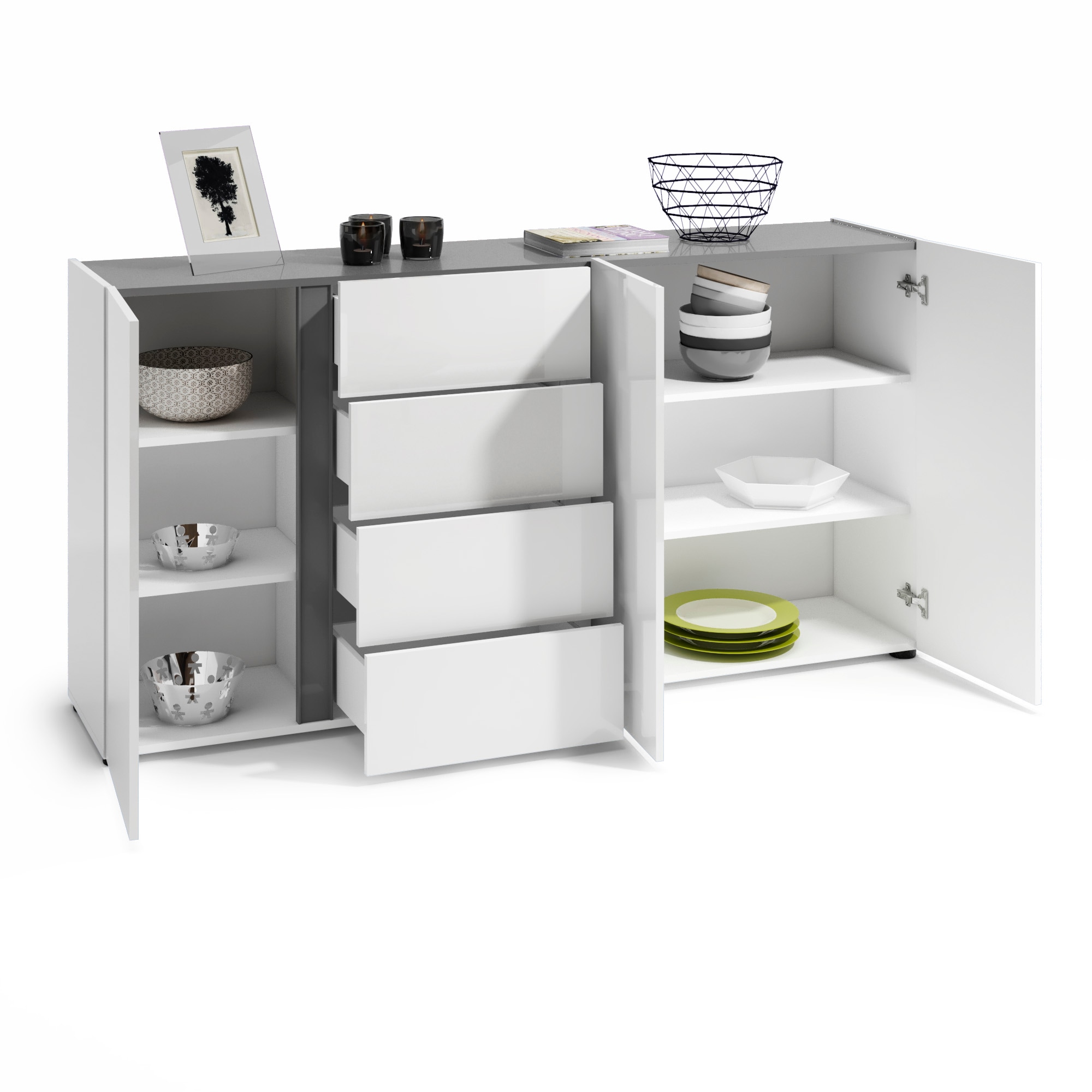 Thumbnail - Home affaire Sideboard "Atrium" 1 Stk. tlg.