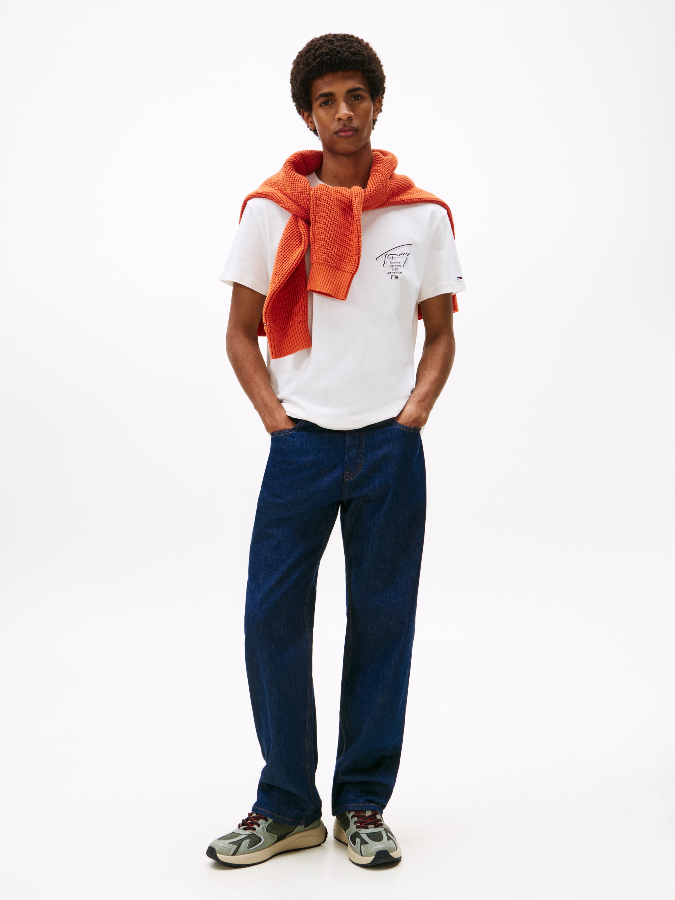 Thumbnail - Tommy Jeans T-Shirt "TJM SIGN CITY TEE EXT" Rundhals, regular fit, großer Rückenprint