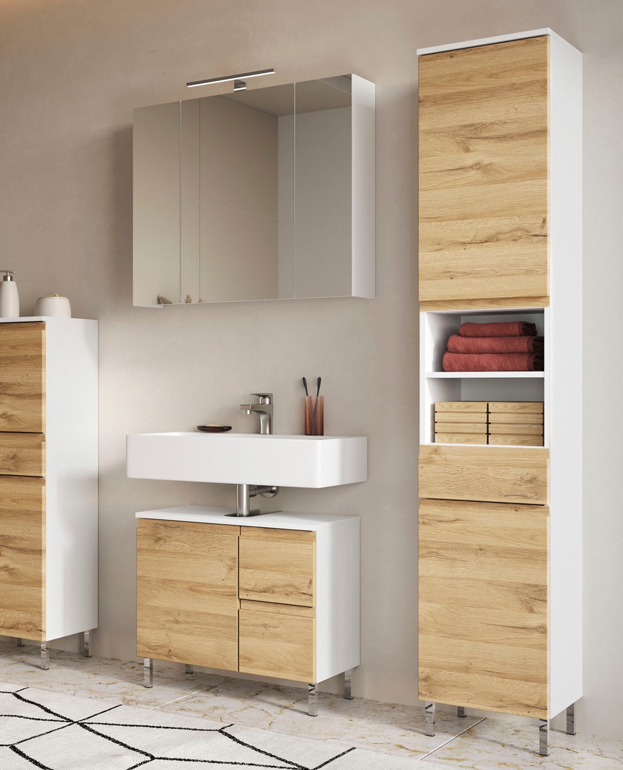 GERMANIA Badmöbel-Set "Torrance" 3 Stk. tlg. günstig online kaufen