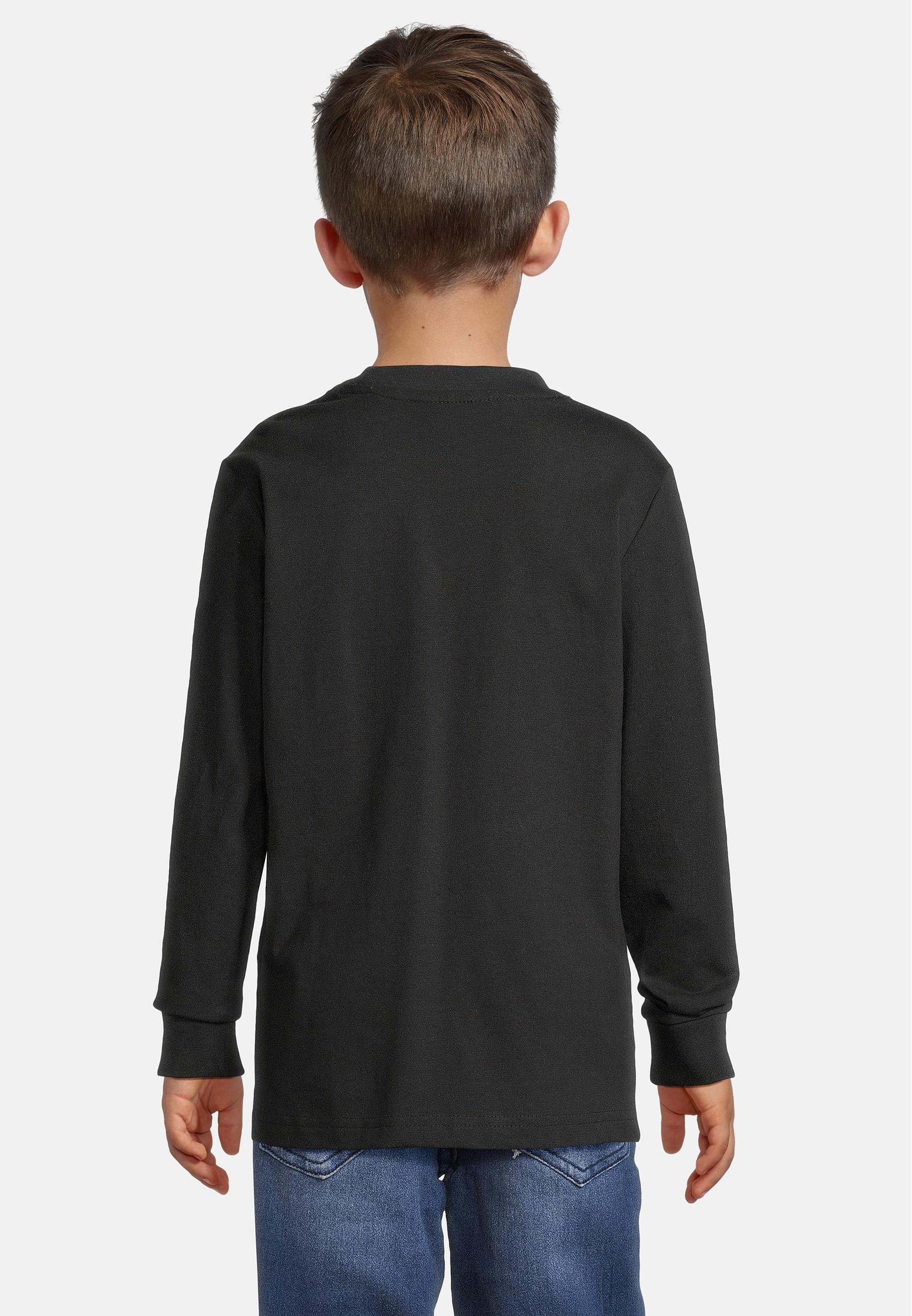 URBAN CLASSICS Longsleeve »Urban Classics Boys Heavy Oversized Pocket Longsleeve 3 Pack«, (1 tlg.)