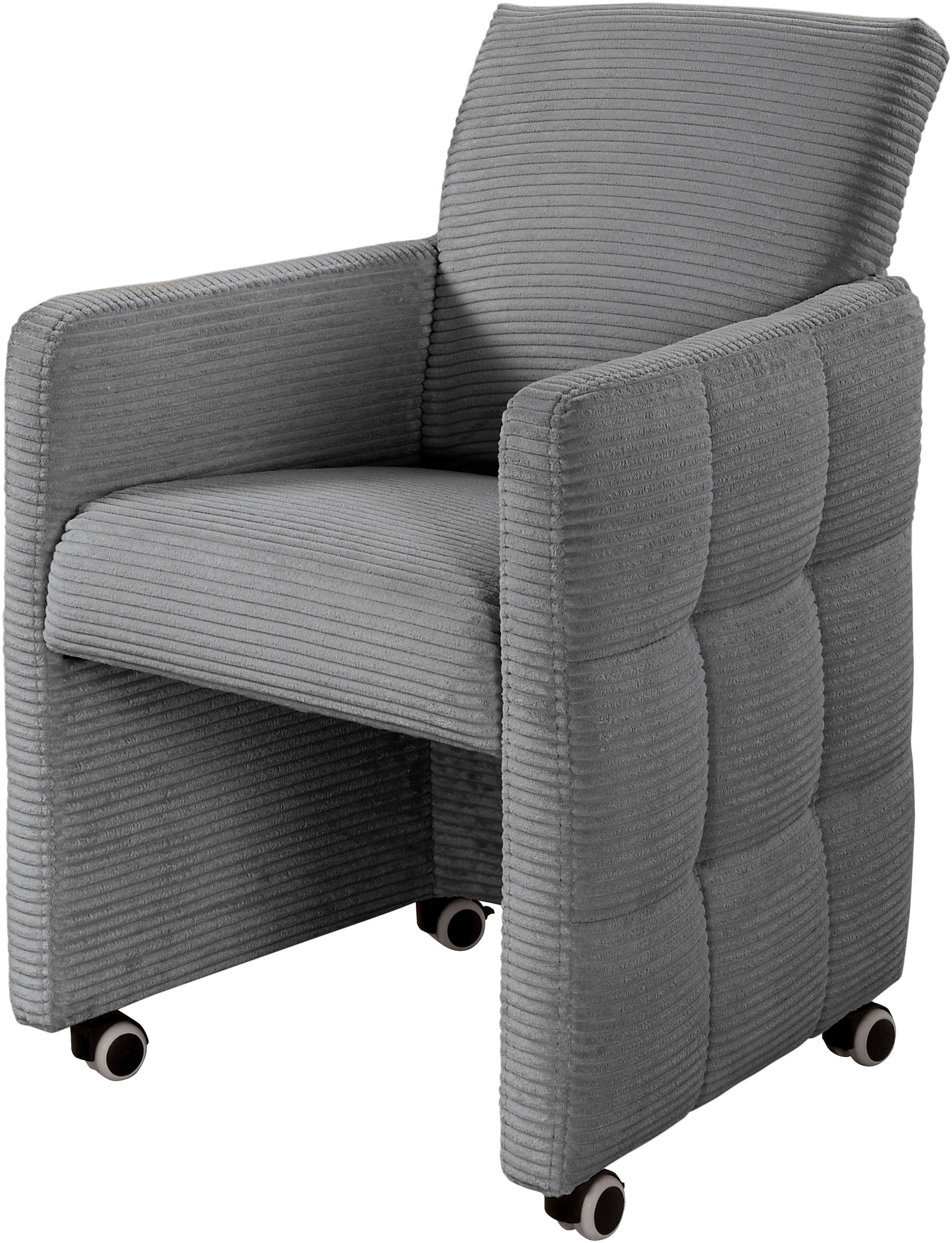 exxpo - sofa fashion Esszimmersessel "Barista, Loungesessel auf Rollen mit günstig online kaufen