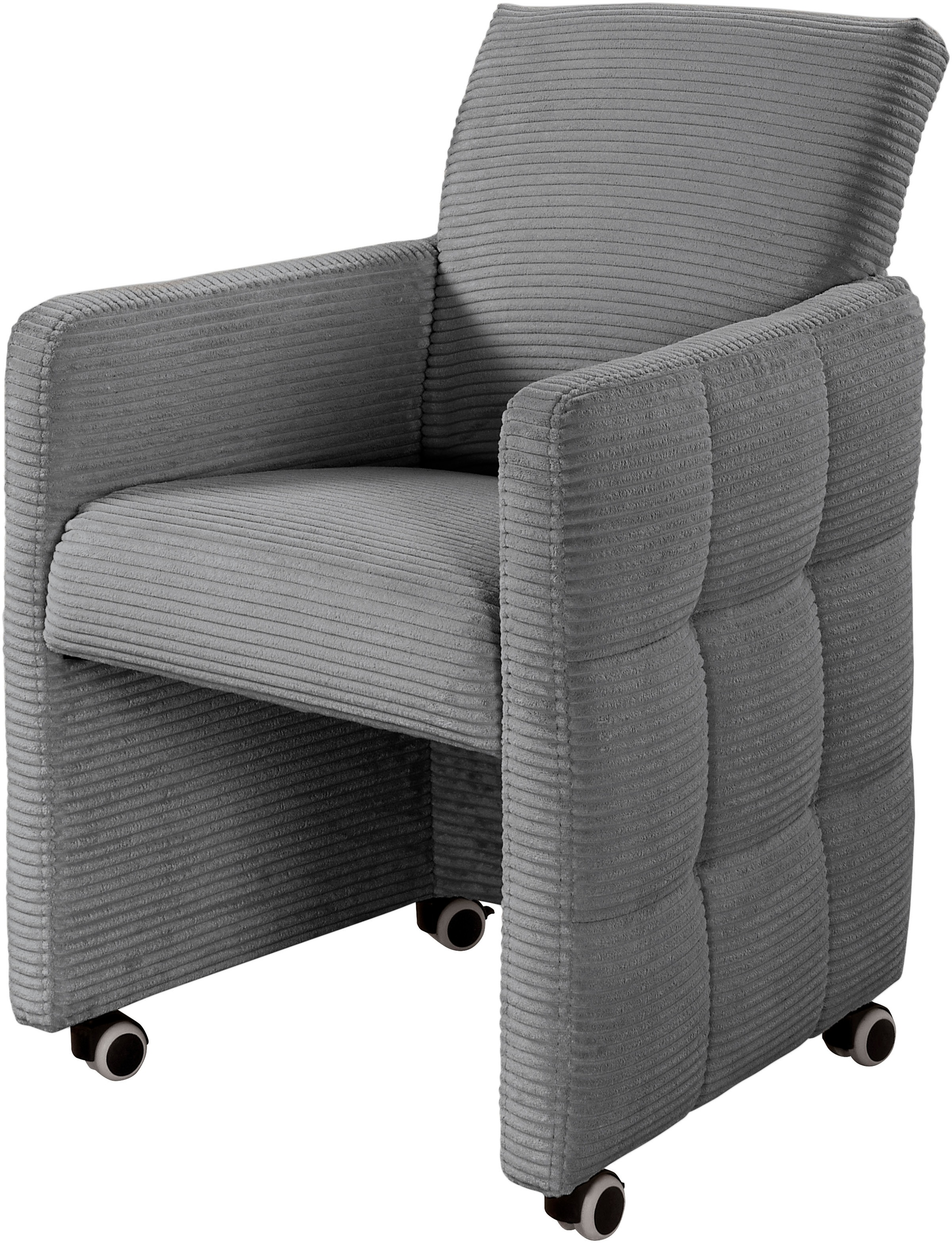 exxpo - sofa fashion Sessel "Barista, Loungesessel auf Rollen mit hoher Bod günstig online kaufen