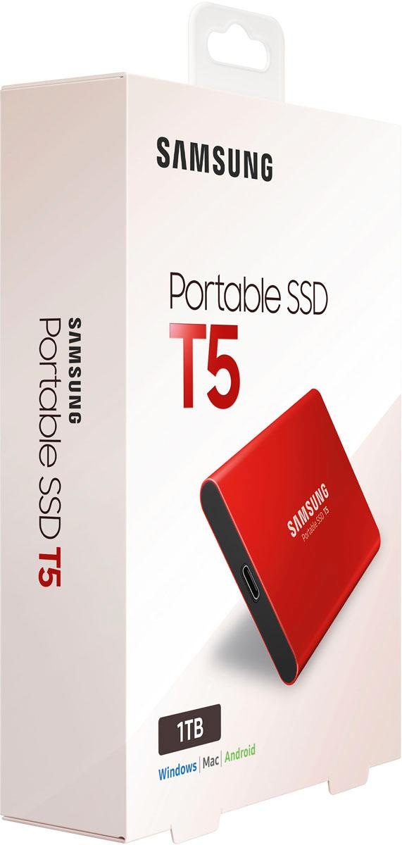 Samsung externe SSD »Portable SSD T5«, Anschluss USB 3.1, USB 3.1