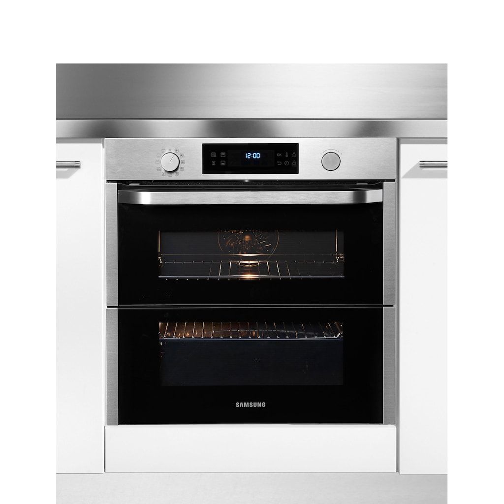 Samsung Pyrolyse Backofen »NV75N5671RS/EG«, NV75N5671RS, mit 1-fach-Teleskopauszug, Pyrolyse-Selbstreinigung