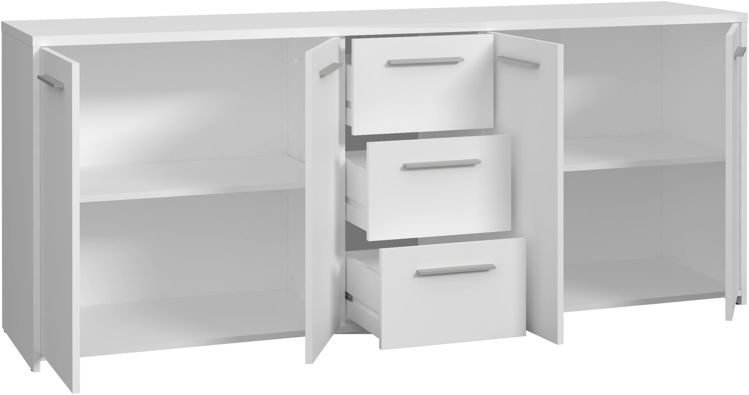 FORTE Sideboard »Sideboard, 180 cm Breit , 3 Schubkästen, viel Platz«