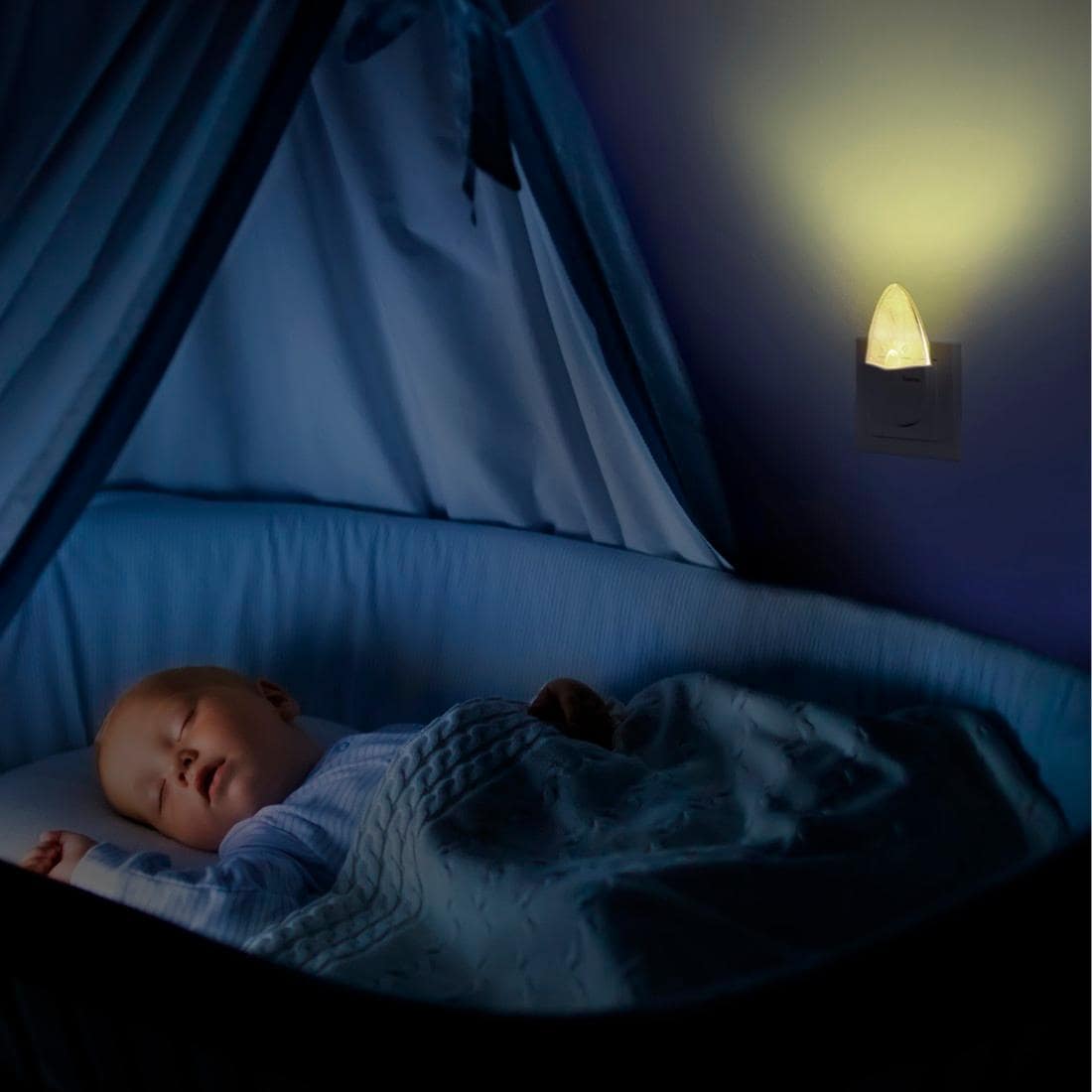 Hama LED Nachtlicht »LED-Nachtlicht Nachtlampe Kinder, Bernstein« Baby, für Schlafzimmer, | BAUR