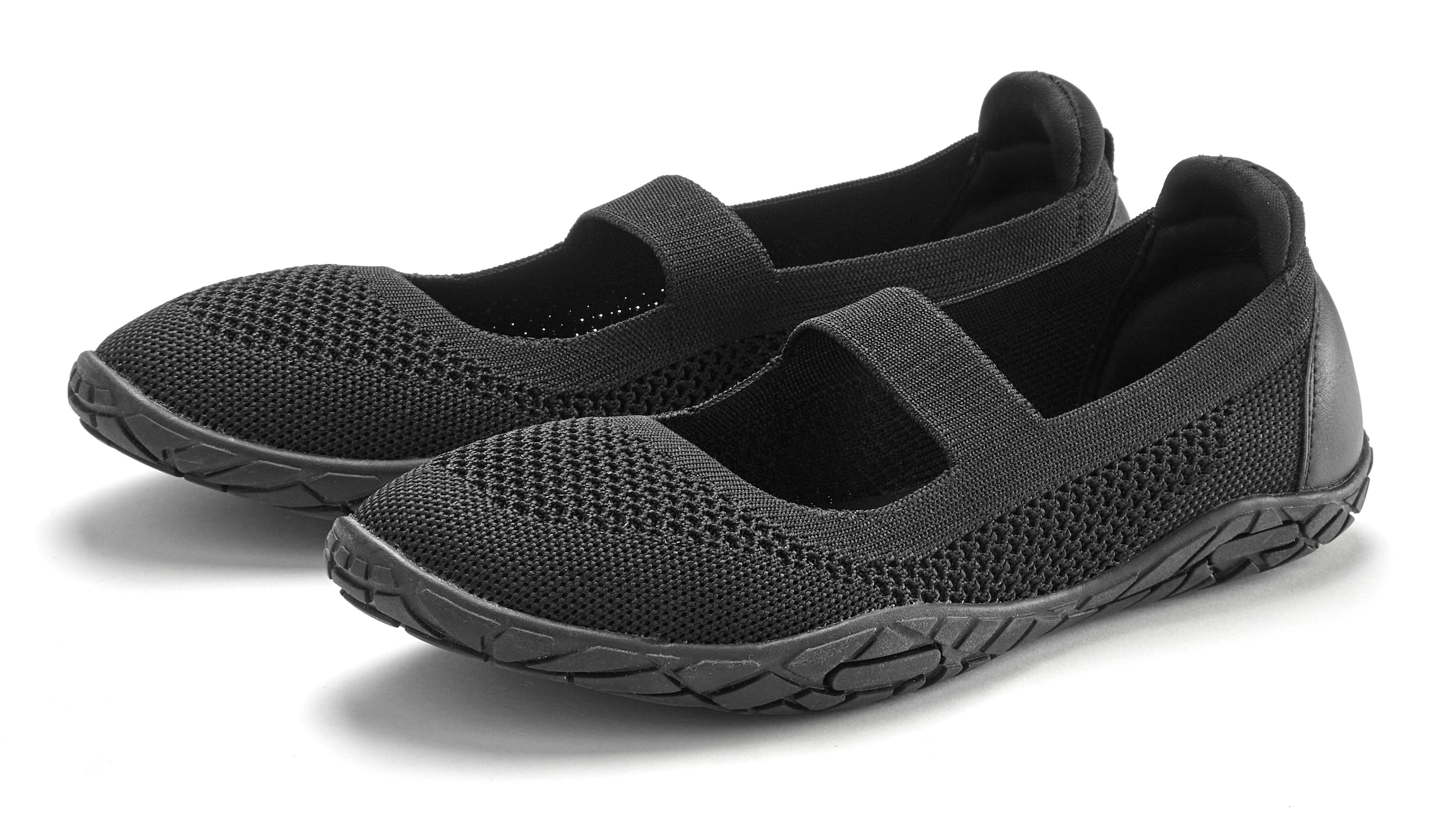 LASCANA Sneaker Ballerinas, Freizeitschuh, Slipper, Halbschuh, Slip On Sneaker superleicht VEGAN