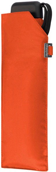 doppler® Taschenregenschirm »Carbonsteel Slim uni, vibrant orange«