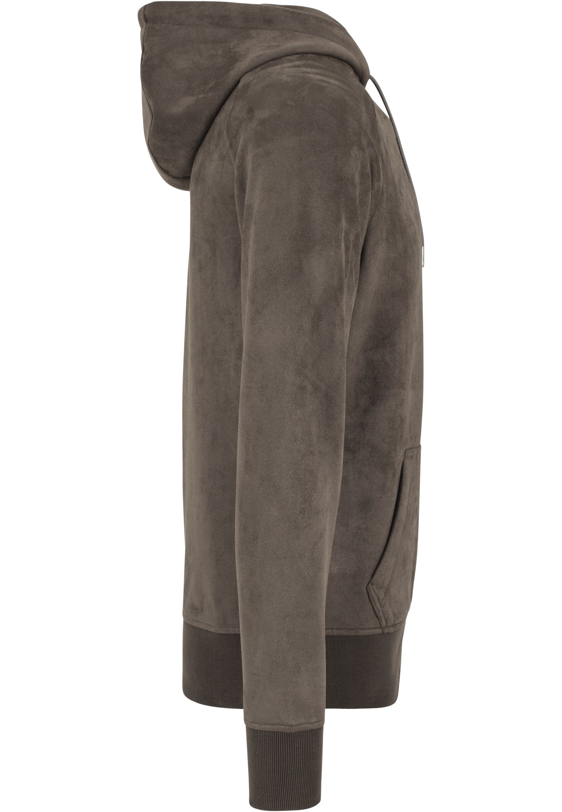 URBAN CLASSICS Sweatshirt »Urban Classics Herren Imitation Suede Hoody«, (1 tlg.)