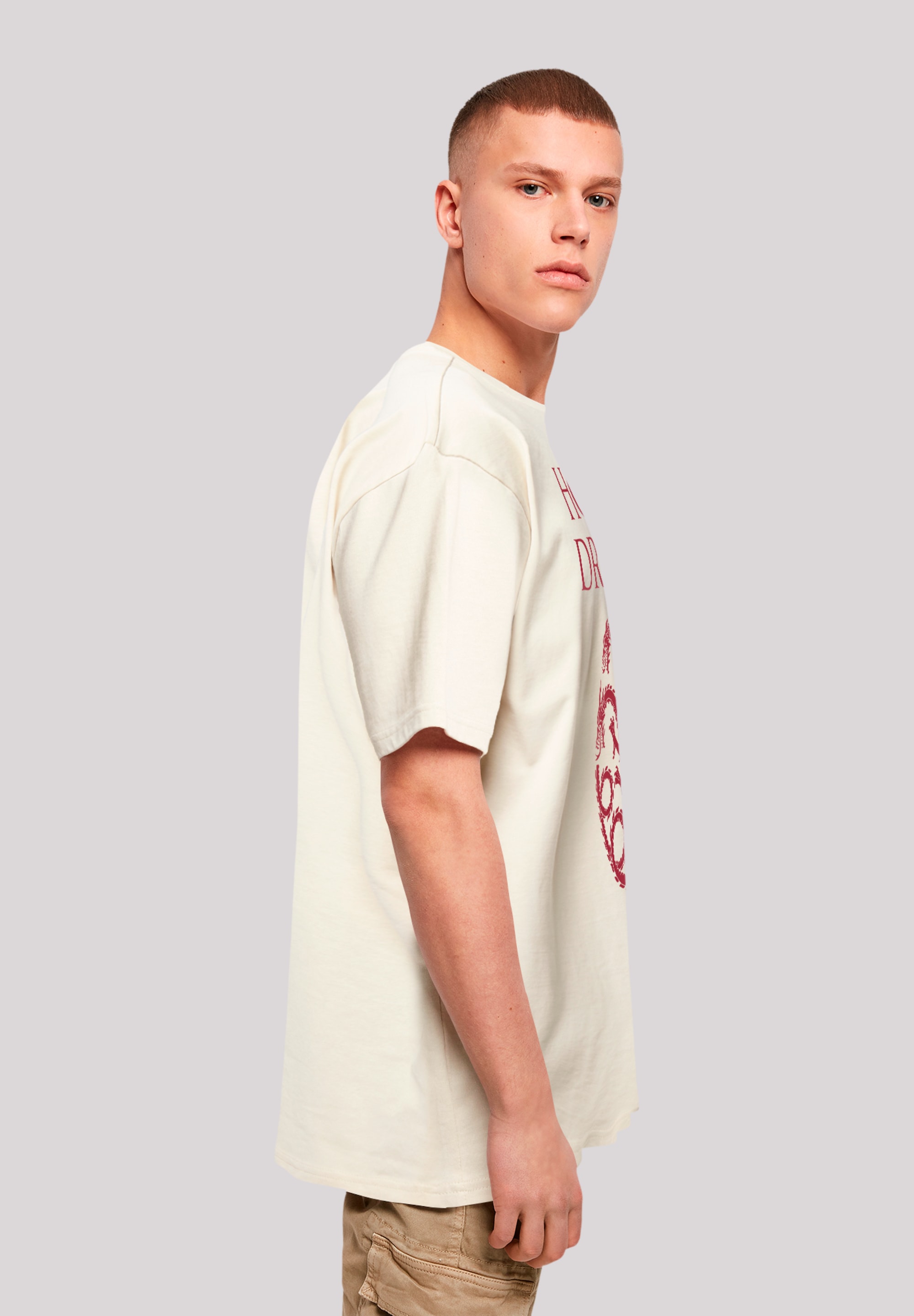 F4NT4STIC T-Shirt »House Of The Dragon Targaryen Crest Logo«, Premium Qualität