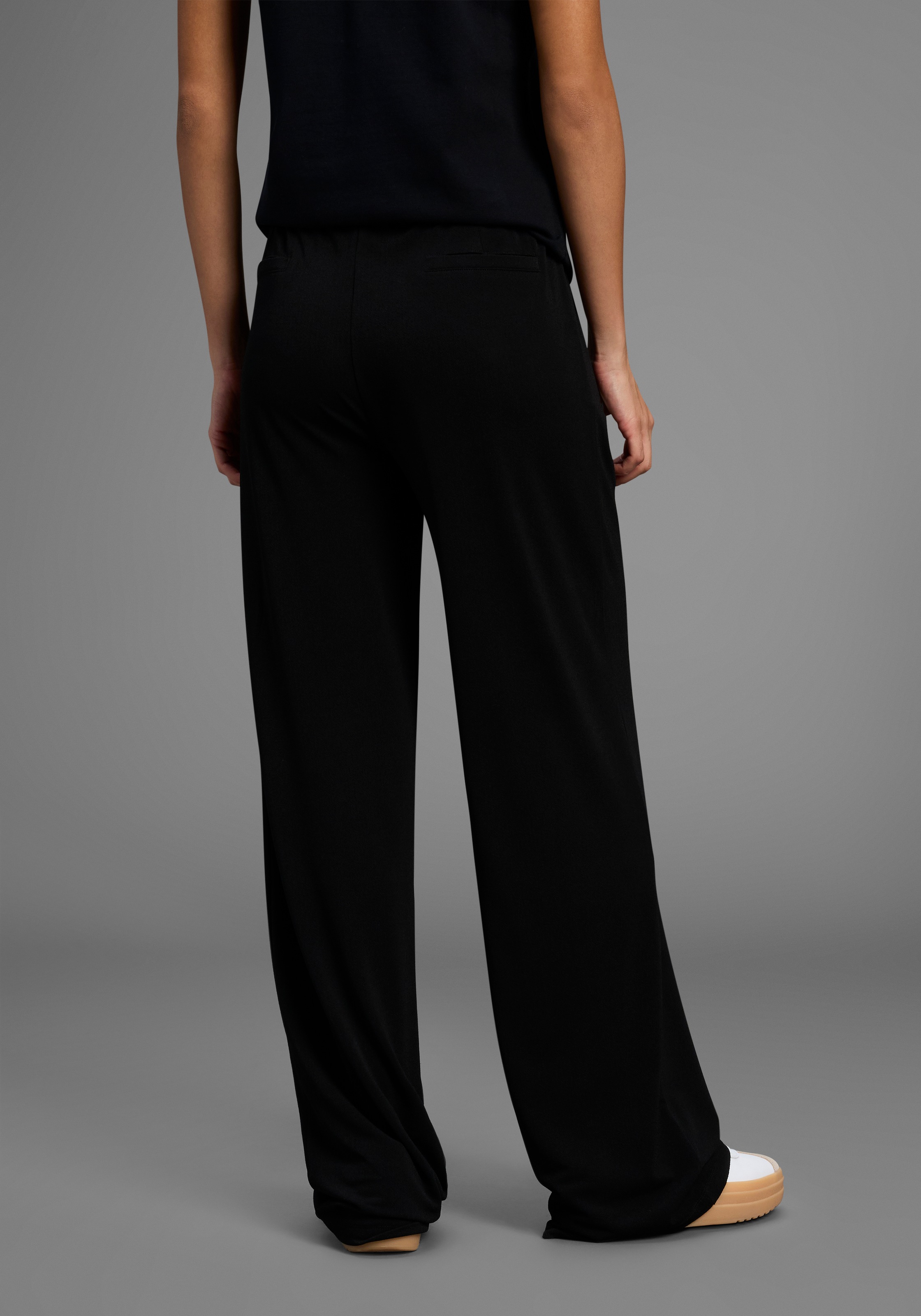 Laura Scott Jerseyhose, Bequemer Stoff mit Reißverschlusstaschen günstig online kaufen