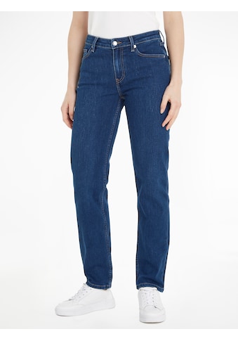 Straight-Jeans, in blauer Waschung