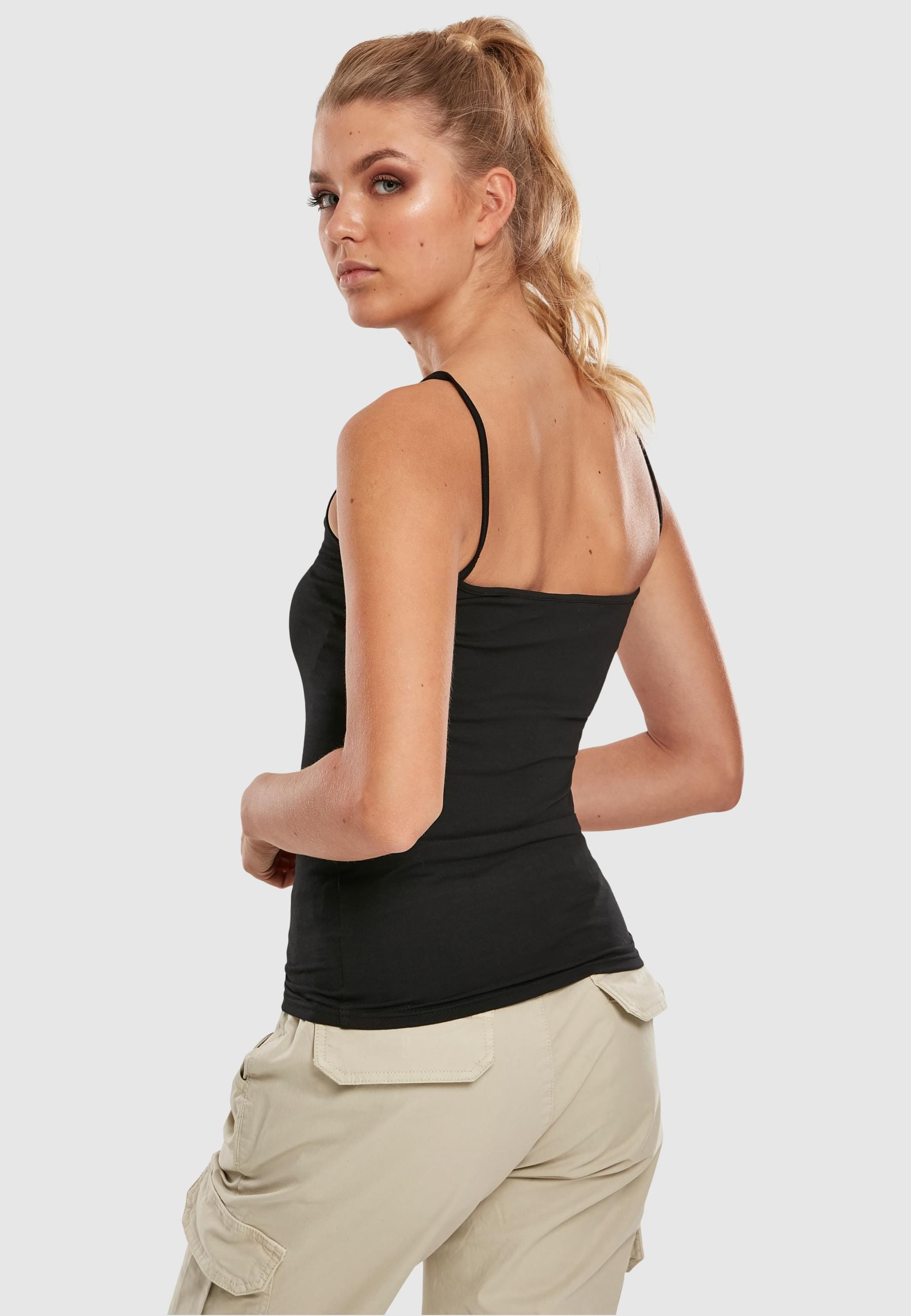 URBAN CLASSICS Muskelshirt »Urban Classics Damen Ladies Basic Top 2-Pack«, (1 tlg.)