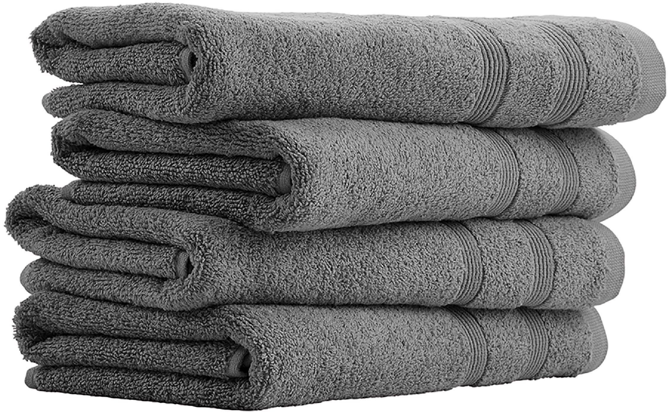 Handtücher, B:50cm L:100cm, grau, UNCOVER BY SCHIESSER, Frottier, Frottier, Handtücher, "Brooklyn mit dezenter Bordüre in Hoch-Tief-Optik", Made in