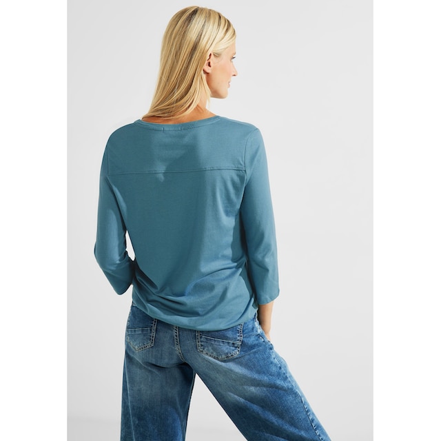 Cecil 3/4-Arm-Shirt, in Unifarbe bestellen | BAUR