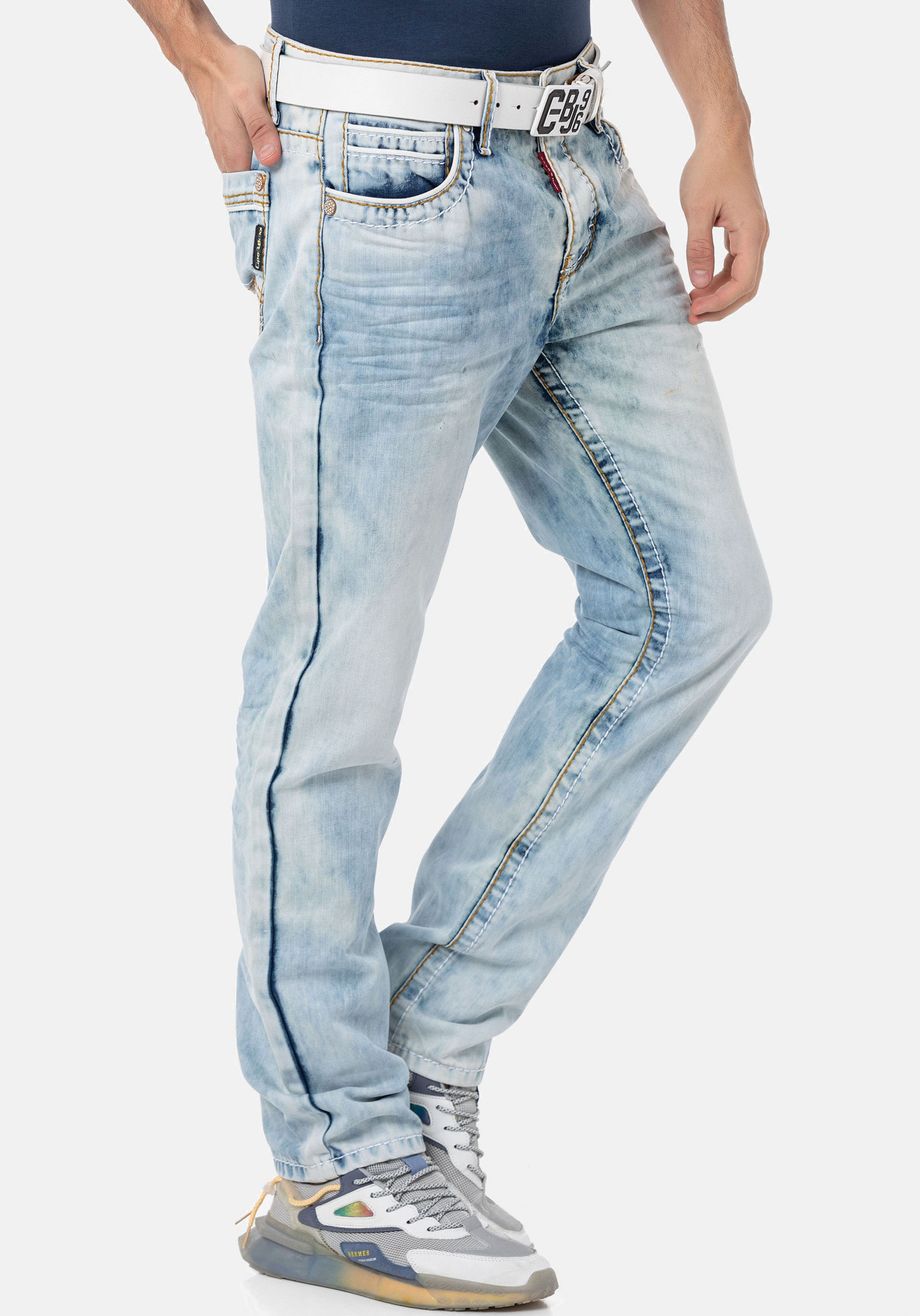 Cipo & Baxx Regular-fit-Jeans günstig online kaufen