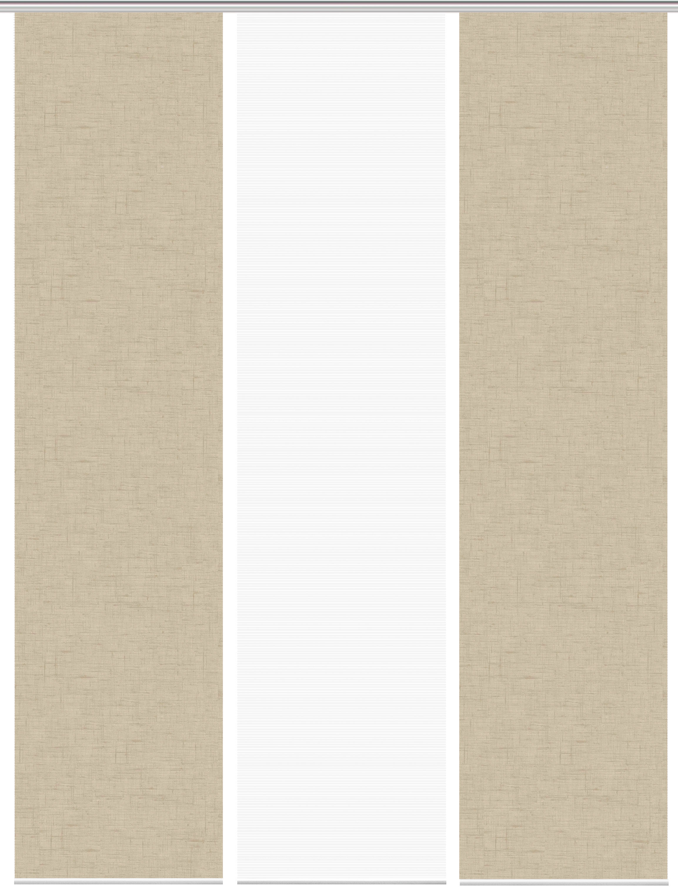 Thumbnail - Vision S Schiebegardine "PIVE 3er SET" Paneelwagen 3 Stk. tlg. Schiebevorhang Digidruck 3er Set PIVE