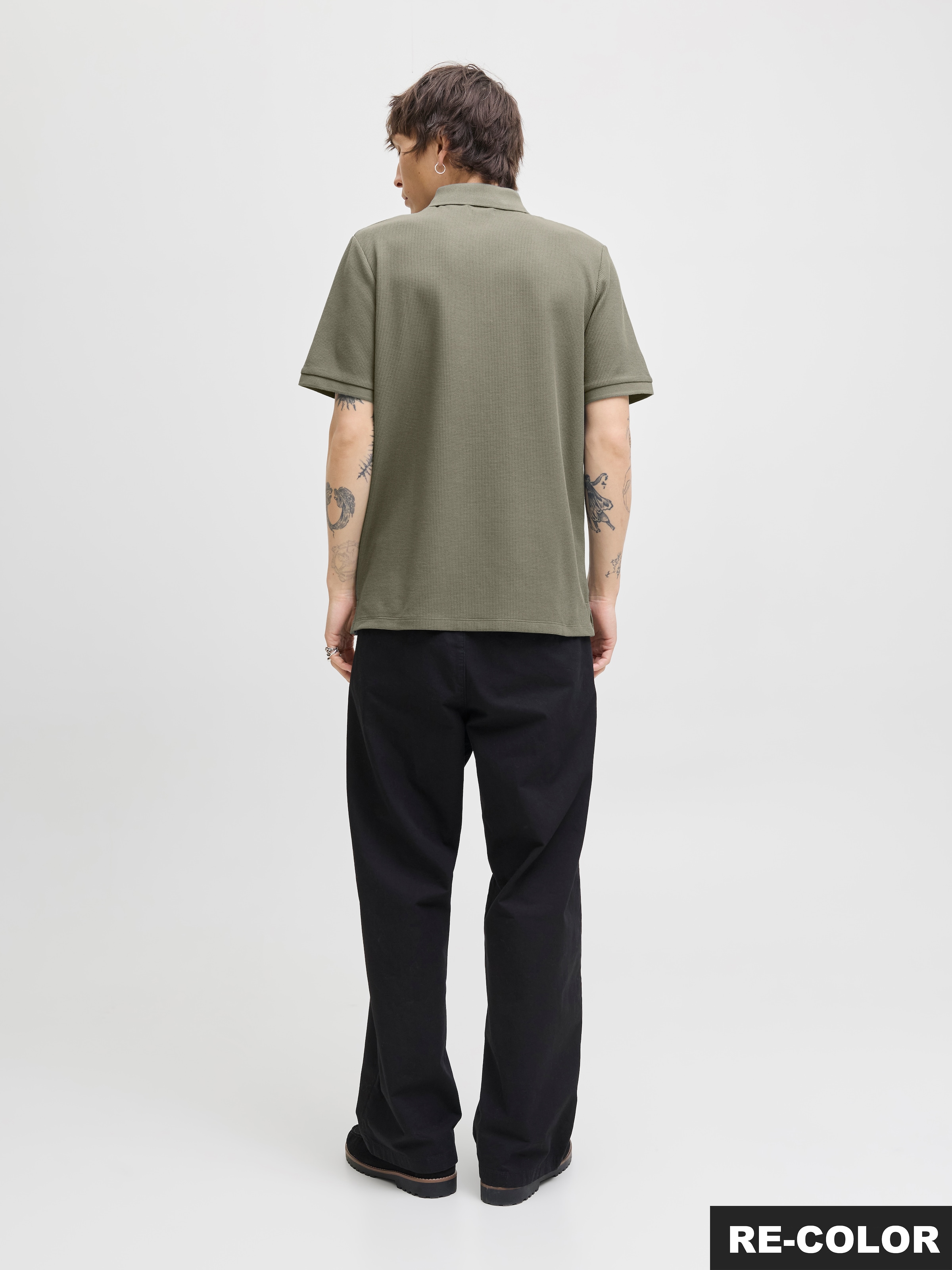 Jack & Jones Poloshirt »JJEAUSTIN ZIP POLO SS NOOS« mit Polokragen
