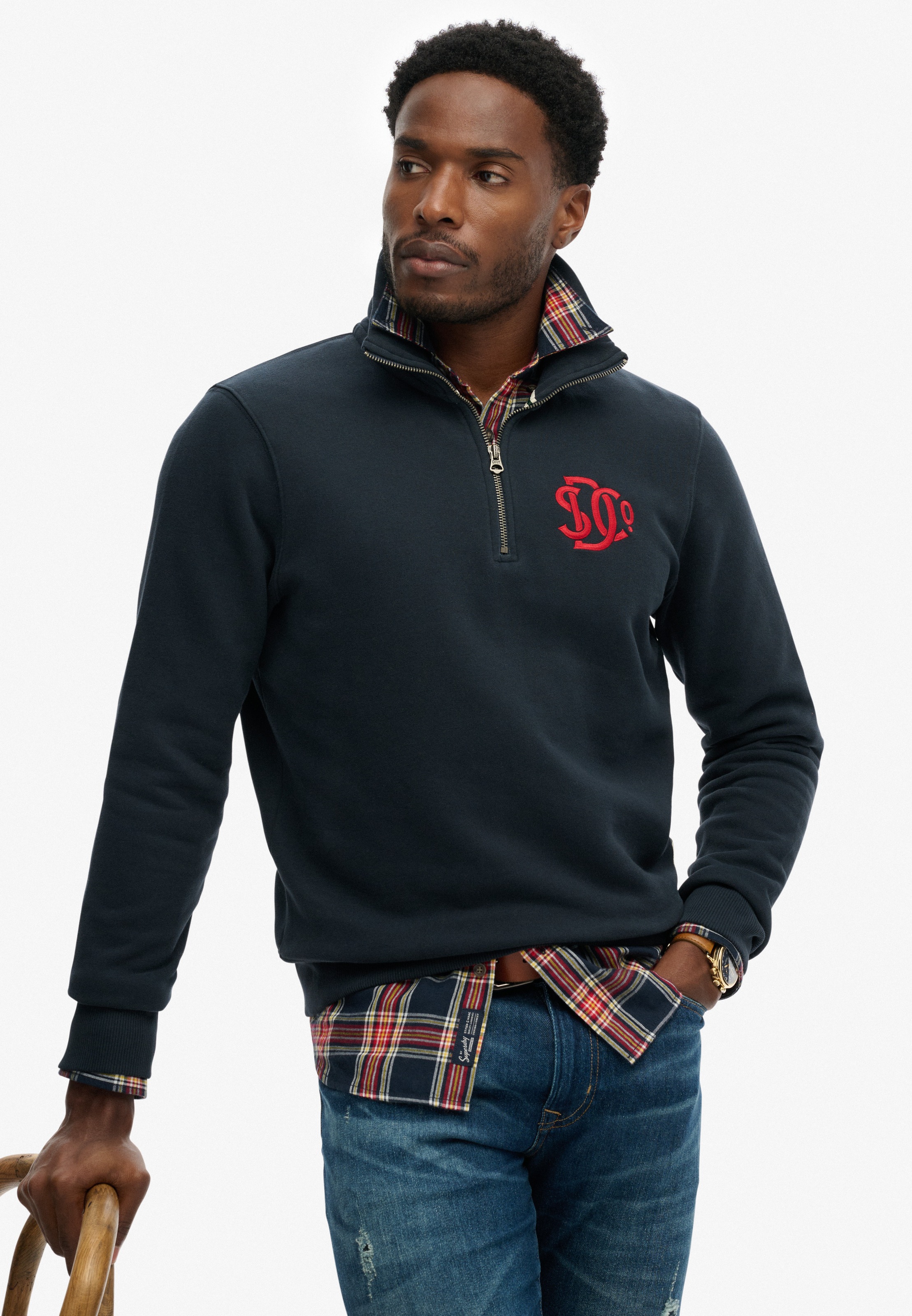 Superdry Sweatshirt "Sd&co Neon Half Zip Track" günstig online kaufen