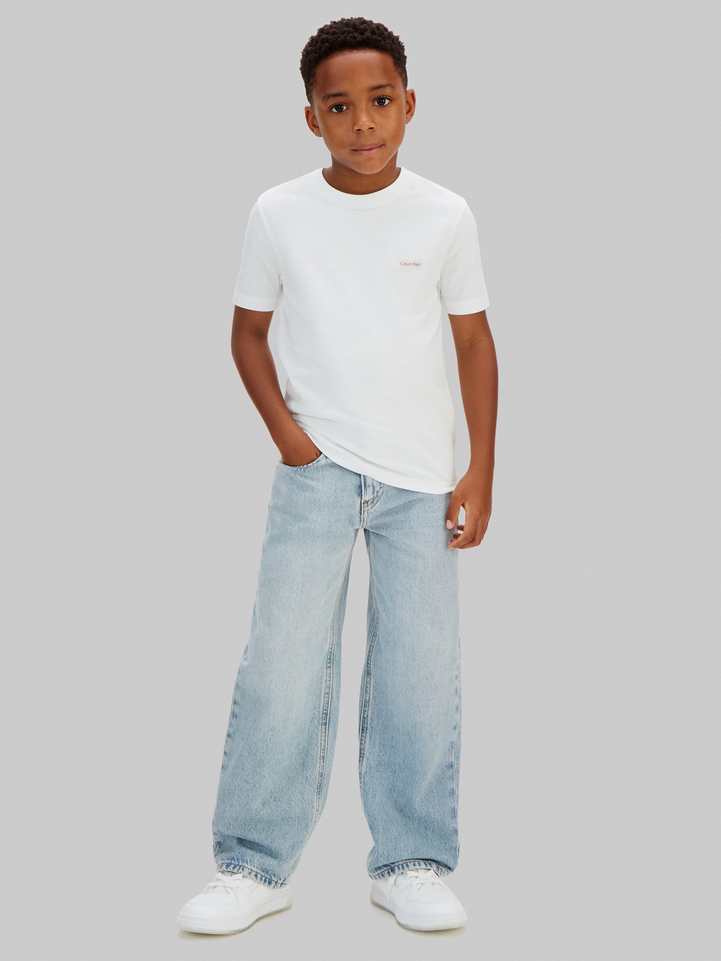 Calvin Klein Jeans T-Shirt »LOGO LABEL T-SHIRT« Regular fit für Kinder, mit Logoschriftzug