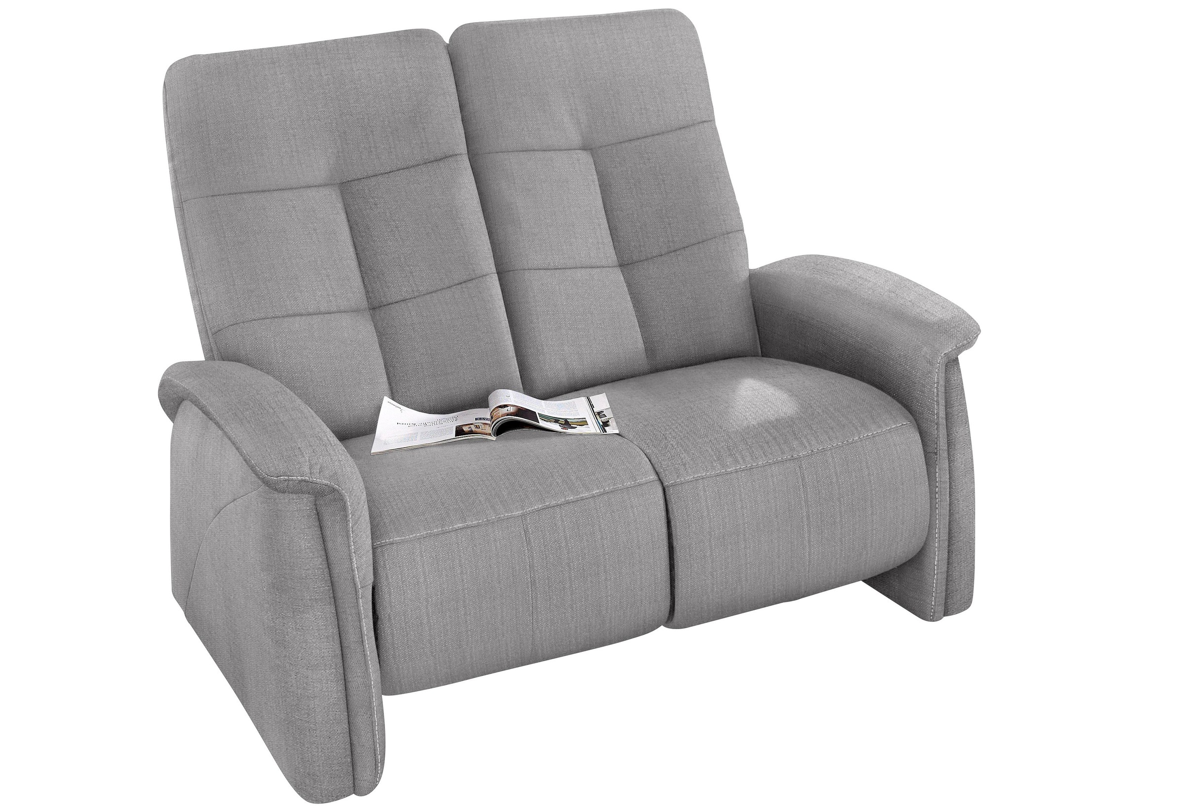 exxpo - sofa fashion "Tivoli, Kinosofa, bequem und komfortabel durch die Relaxfunktion" (2-sitzig), schmale Armlehnen