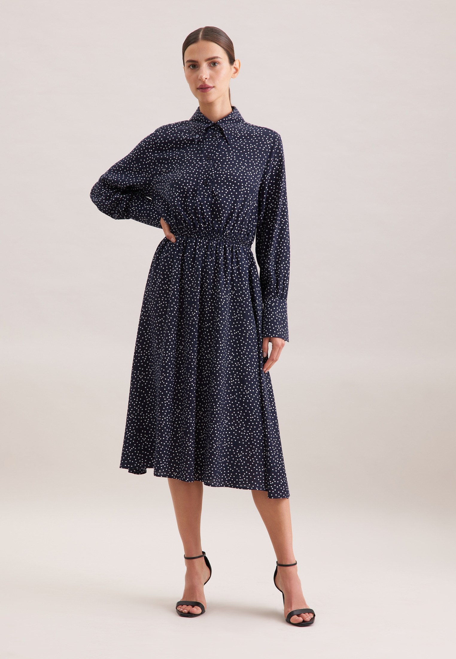 seidensticker Sommerkleid 1/1 Kragen Druck günstig online kaufen