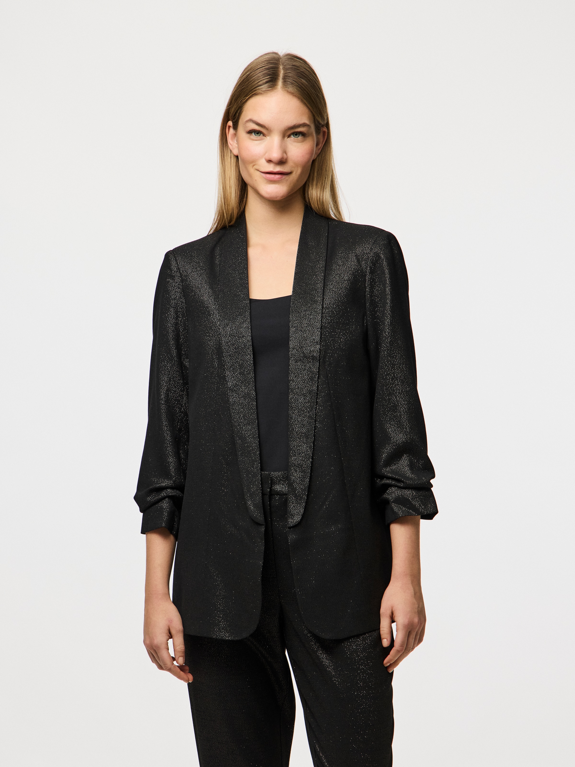 pieces Longblazer "PCBOSELLA 3/4 GLITTER BLAZER NOOS" günstig online kaufen
