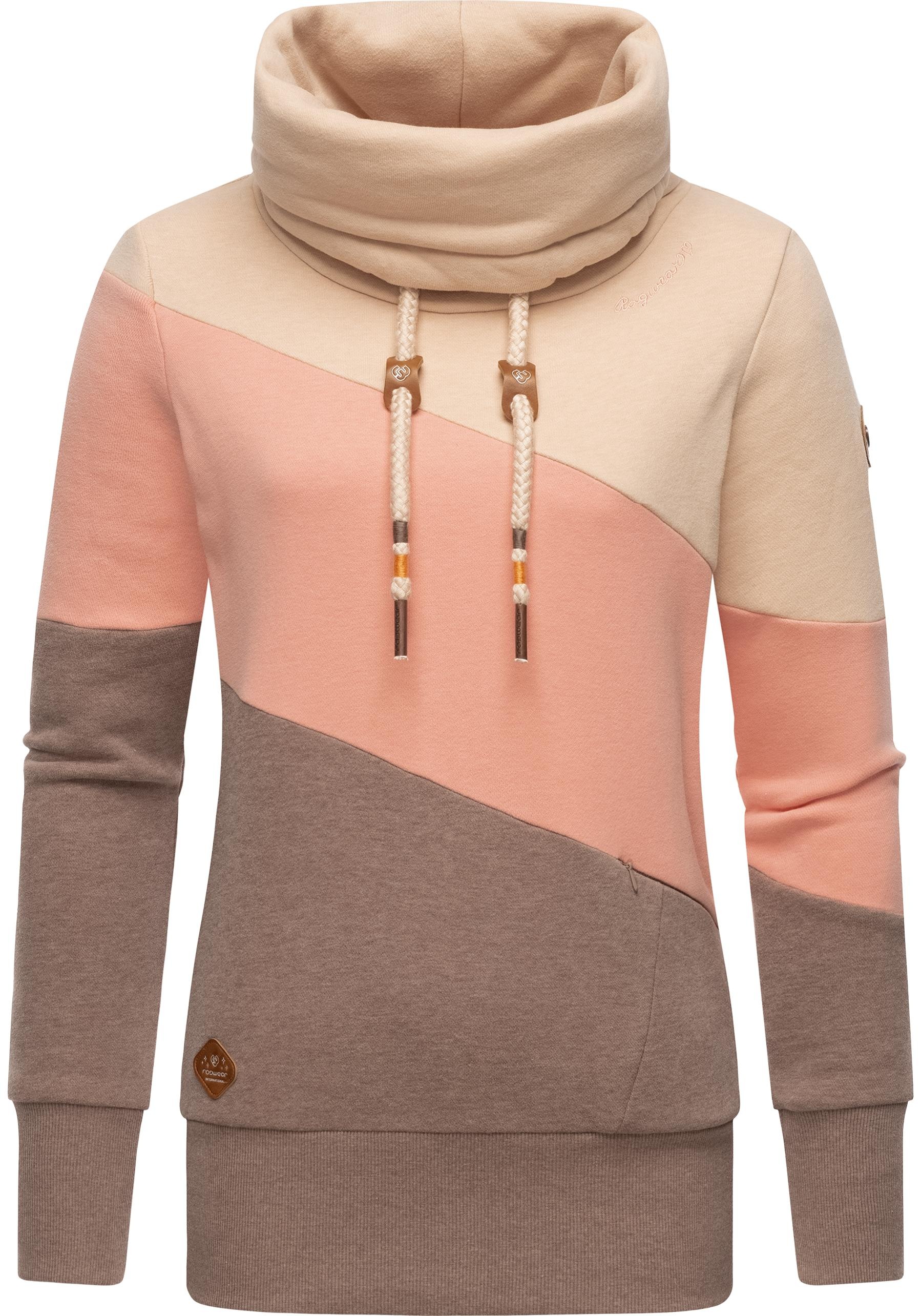 Ragwear Sweatshirt »Rumika«, Nachhaltiger Longsleeve Pullover mit Schlauchkragen