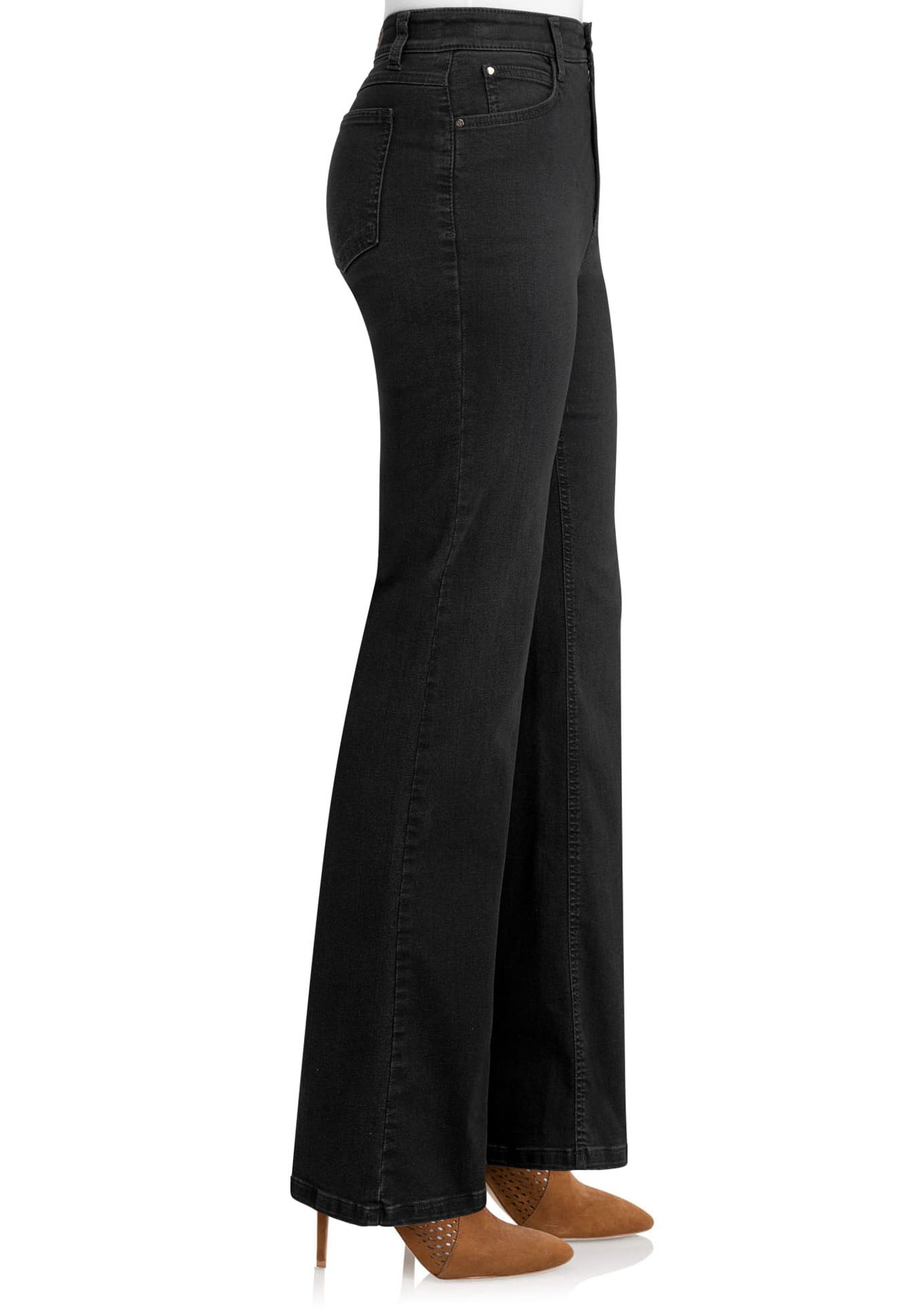 Thumbnail - wonderjeans Schlagjeans, Flared, mit Stretch