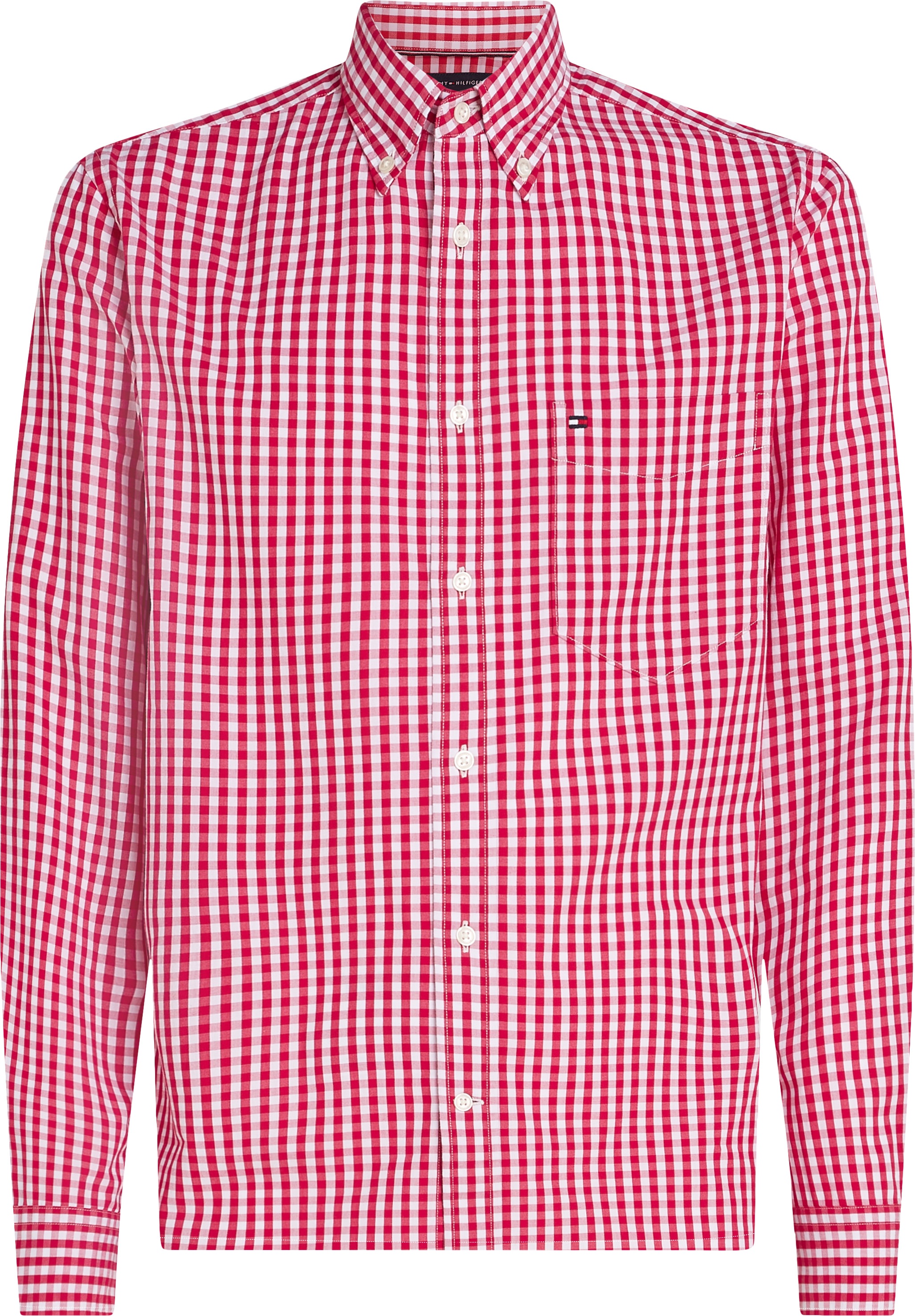 Thumbnail - Tommy Hilfiger Langarmhemd "FLEX POPLIN GINGHAM SHIRT"
