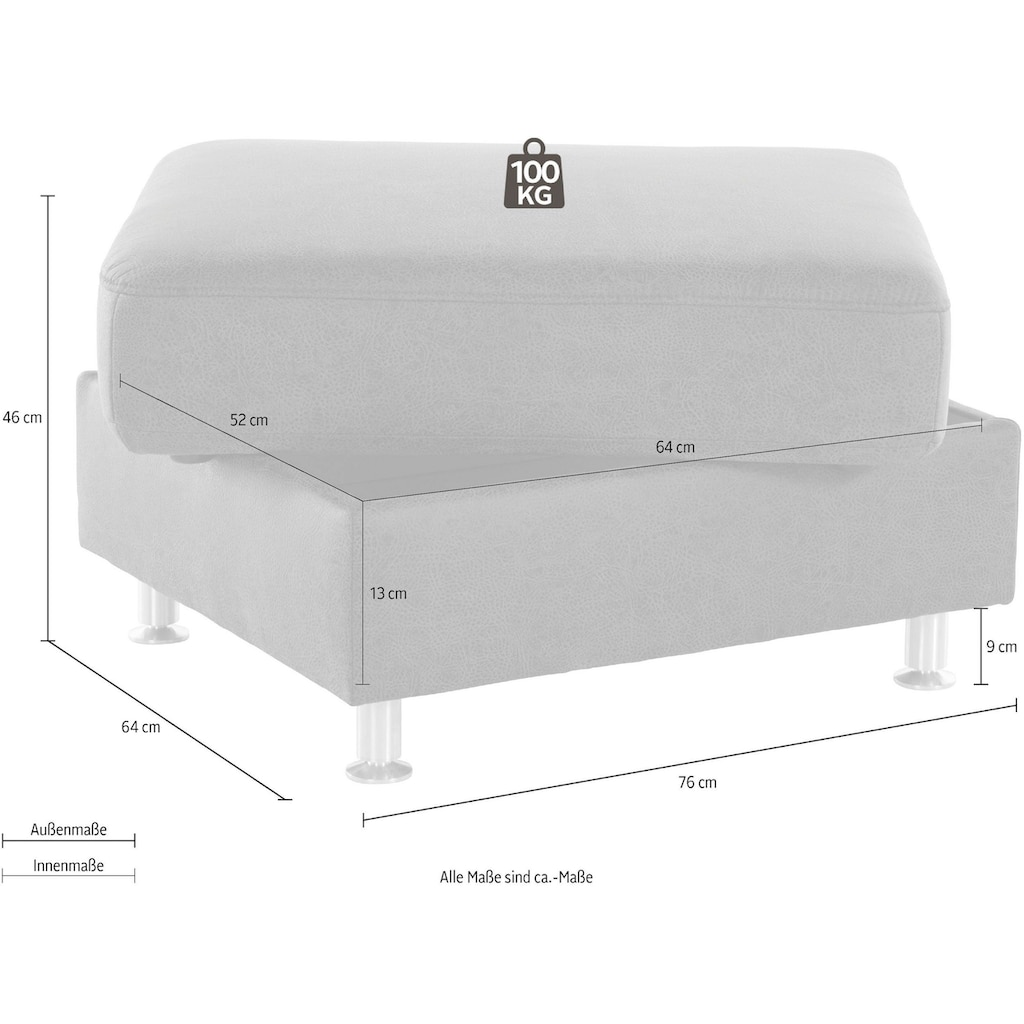 sit&more Stauraumhocker »Darwin«