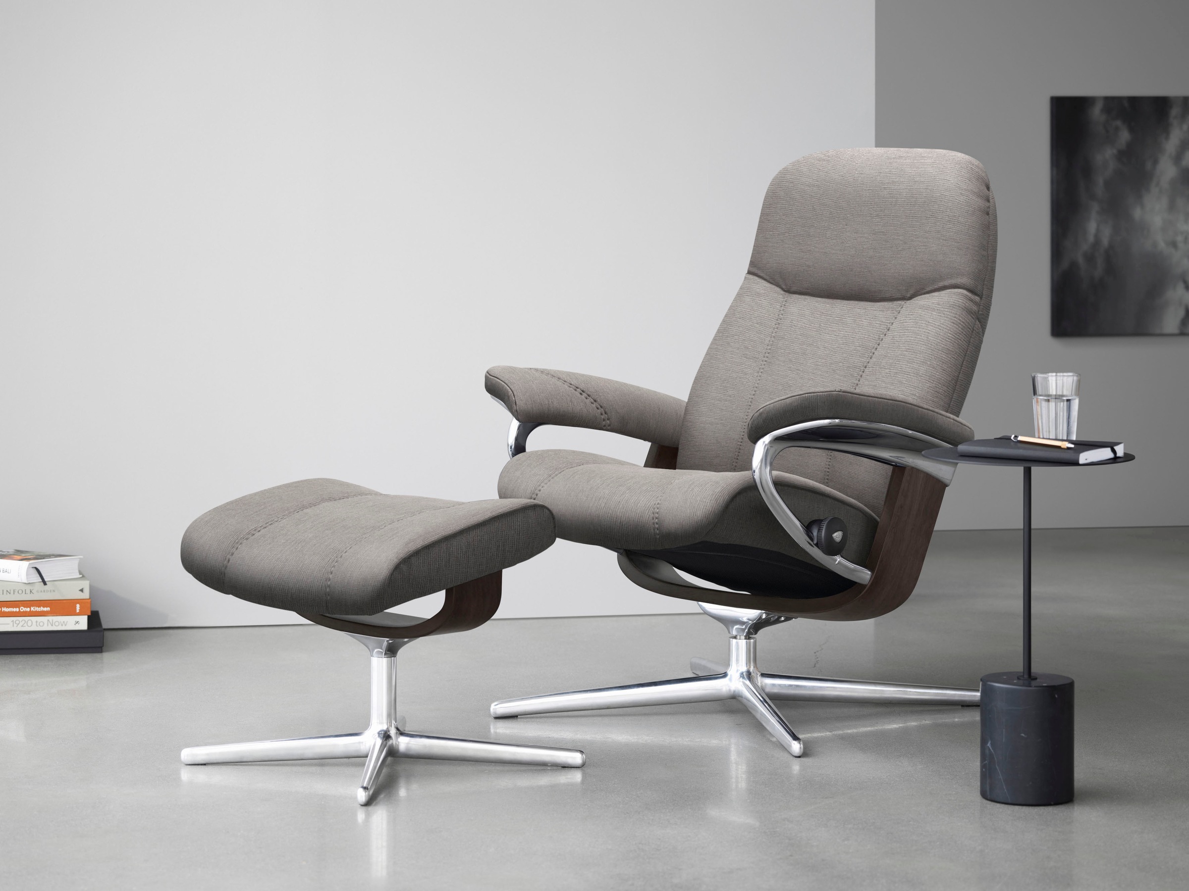 Stressless Relaxsessel "Consul", (Set, Relaxsessel mit Hocker), mit Hocker, günstig online kaufen