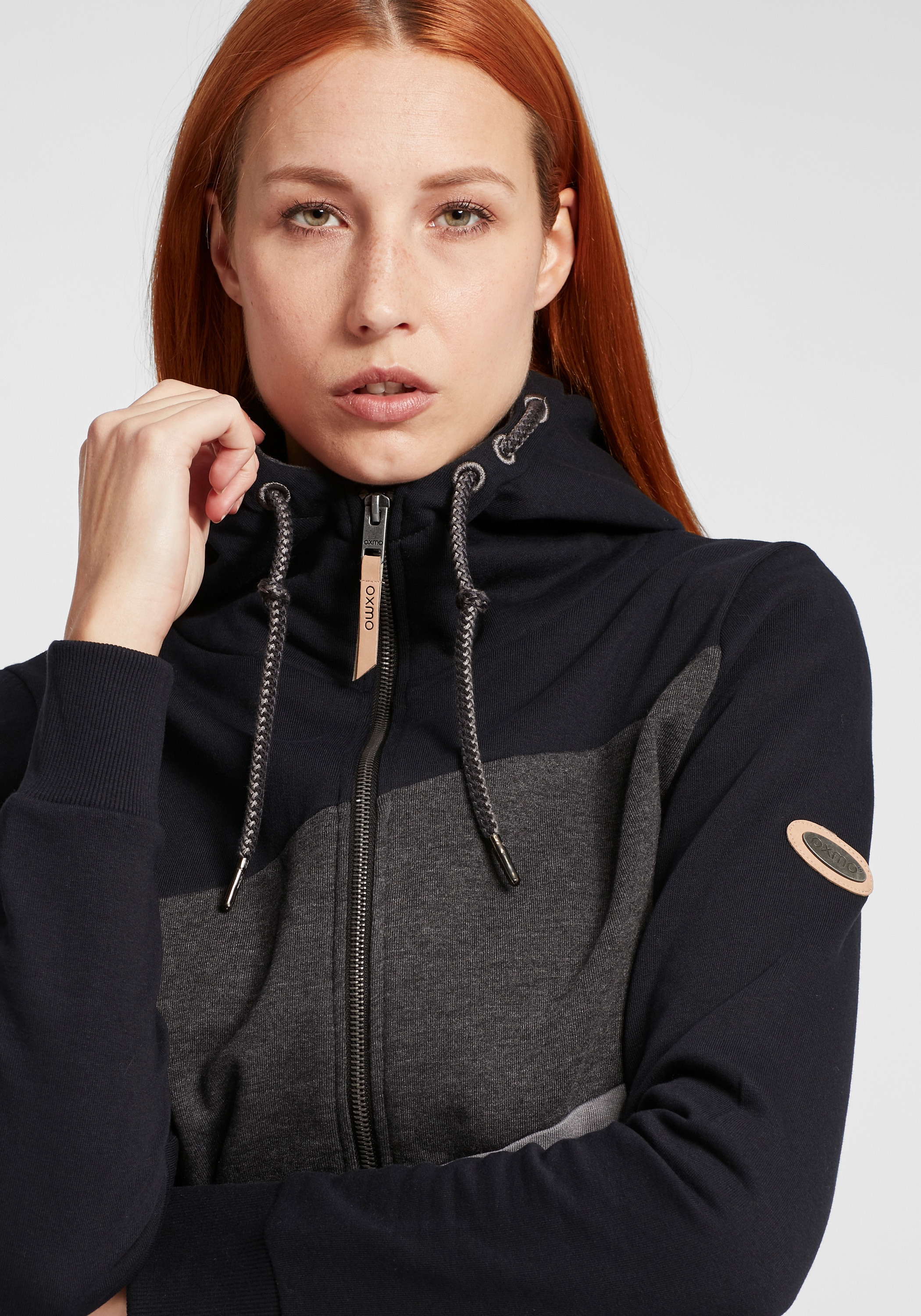 OXMO Sweatjacke »Sweatjacke OXAggi«