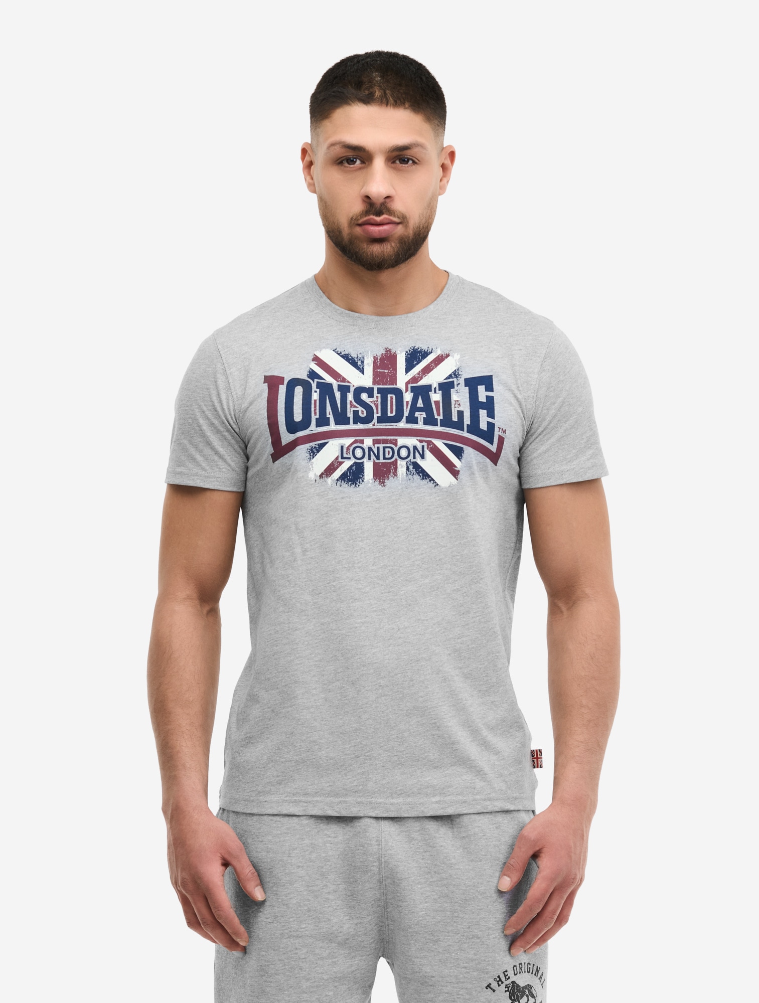 Lonsdale T-Shirt "RAMSHAW" aus Baumwolle und Viskose, für Erwachsene, in den Größen S bis XXXL