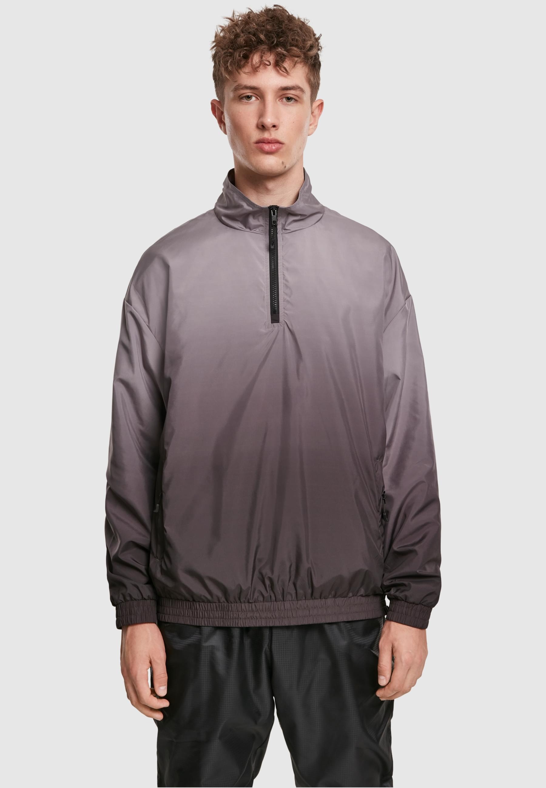 URBAN CLASSICS Allwetterjacke »Urban Classics Herren Gradient Pull Over Jacket«, (1 St.), ohne Kapuze