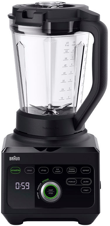 Braun Standmixer "PowerBlend 9 JB9040BK", 1600 W, Hochleistungsmixer, 1600 W, 2 l