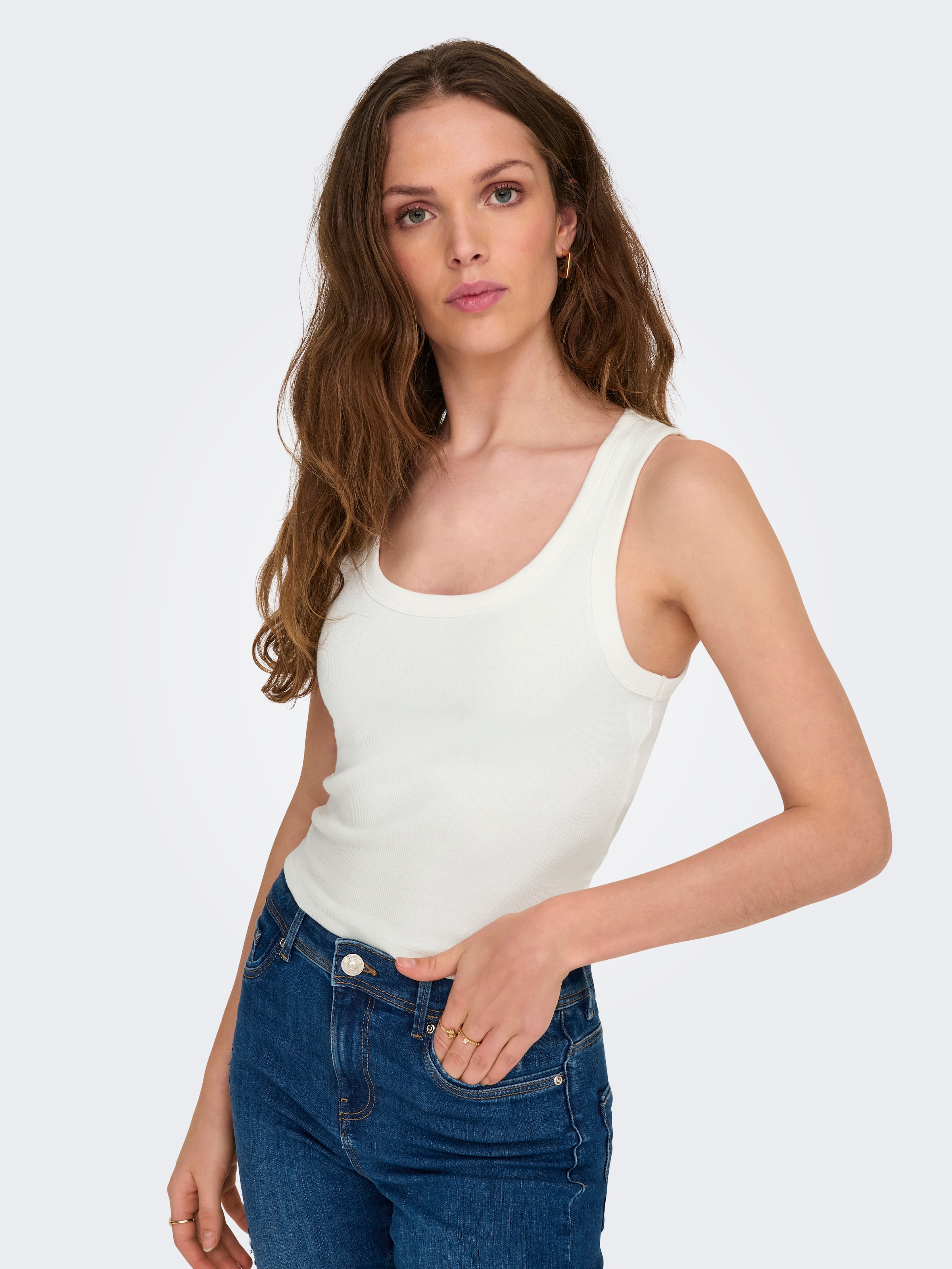 ONLY Tanktop »ONLEASY S/L TANK TOP JRS 2 PACK«, (Set, 2 tlg.)