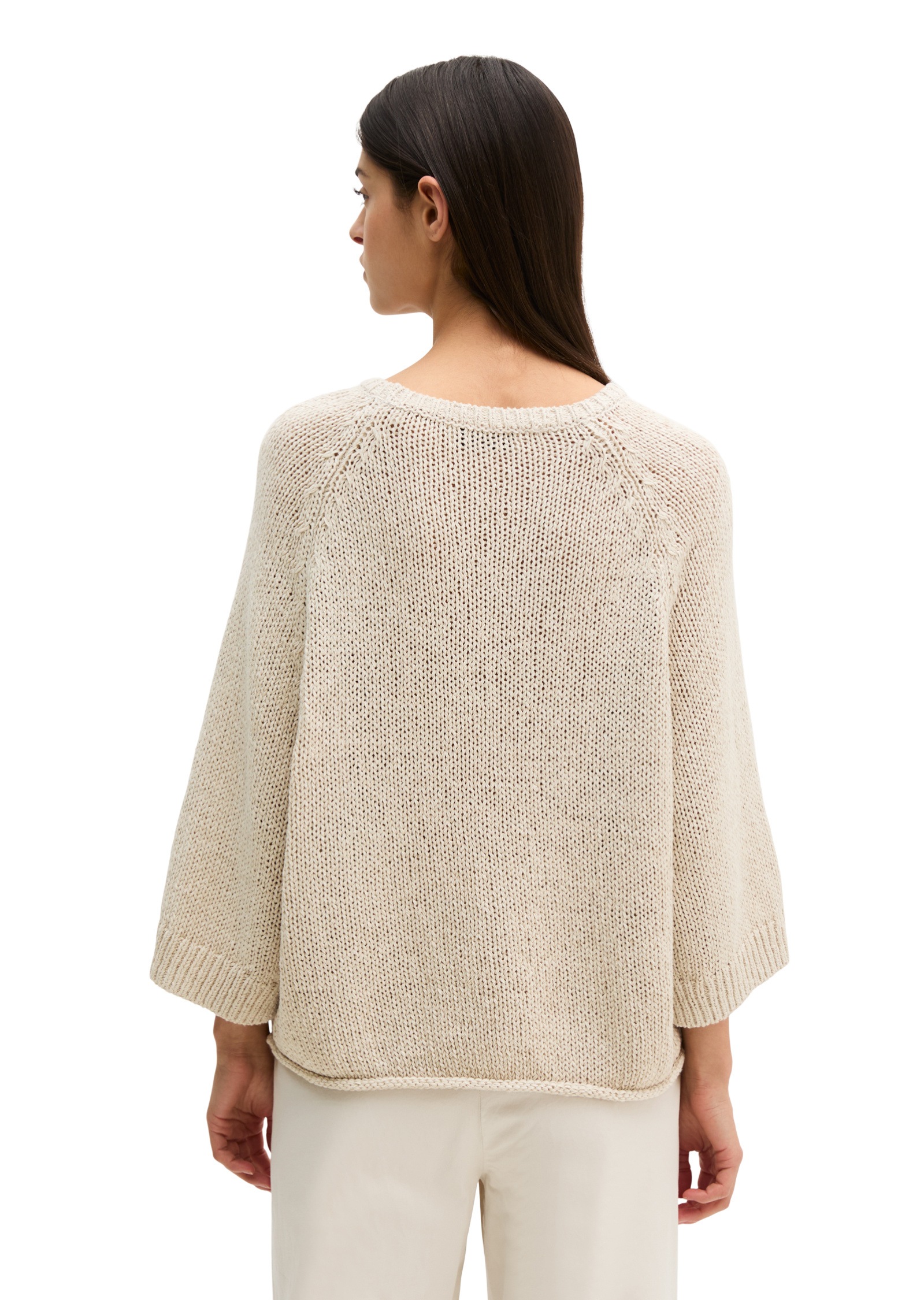 Thumbnail - Marc OPolo Rundhalspullover "aus Bändchengarn"