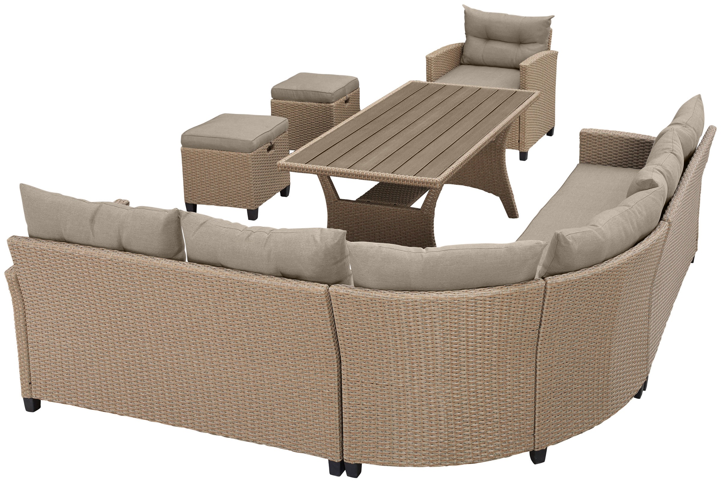Konifera Keros Premium Garden Lounge Set Beige 2