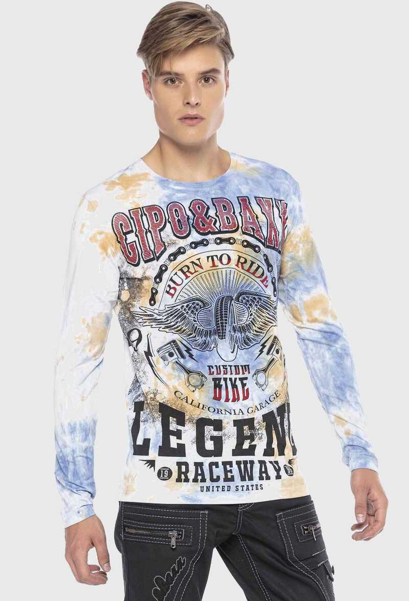 Cipo & Baxx T-Shirt "Cipo & Baxx Sweatshirts" mit coolem Print