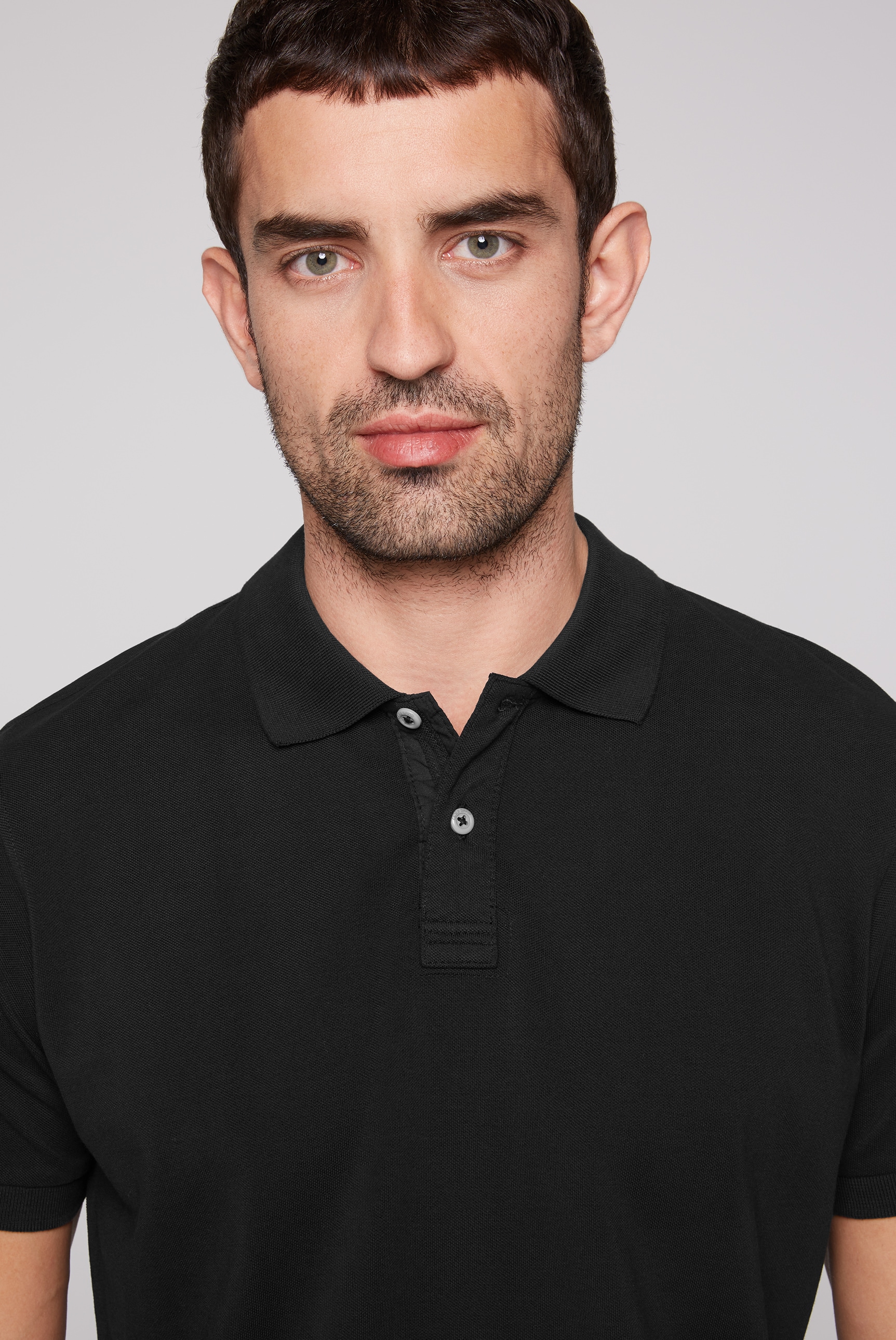 CAMP DAVID Poloshirt, mit Seitenschlitze