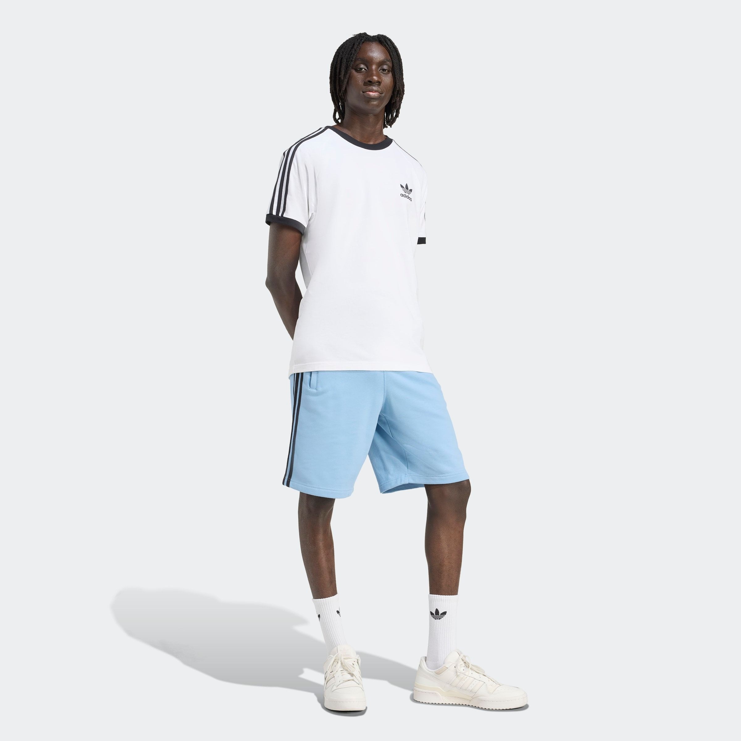 adidas Originals Shorts »3-STRIPE SHORT«, (1 tlg.), Drei Streifen Sweat Shorts aus weichem French-Terry Material