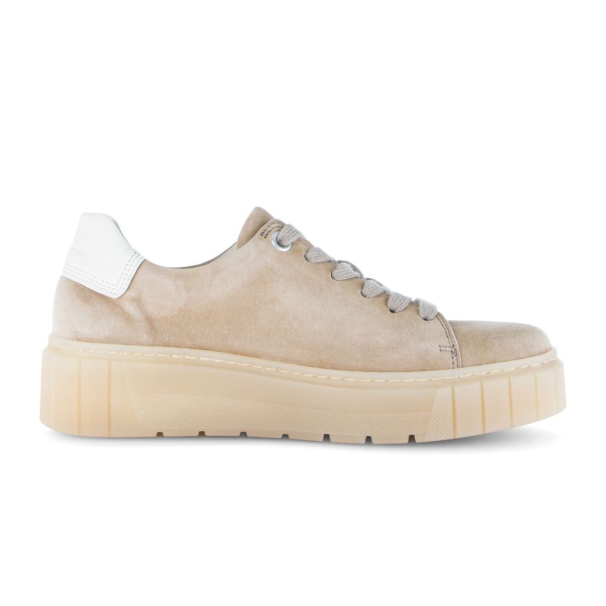 Sneaker GABOR "Sneaker low", Damen, Gr. 39, beige, Schuhe Sneaker 8